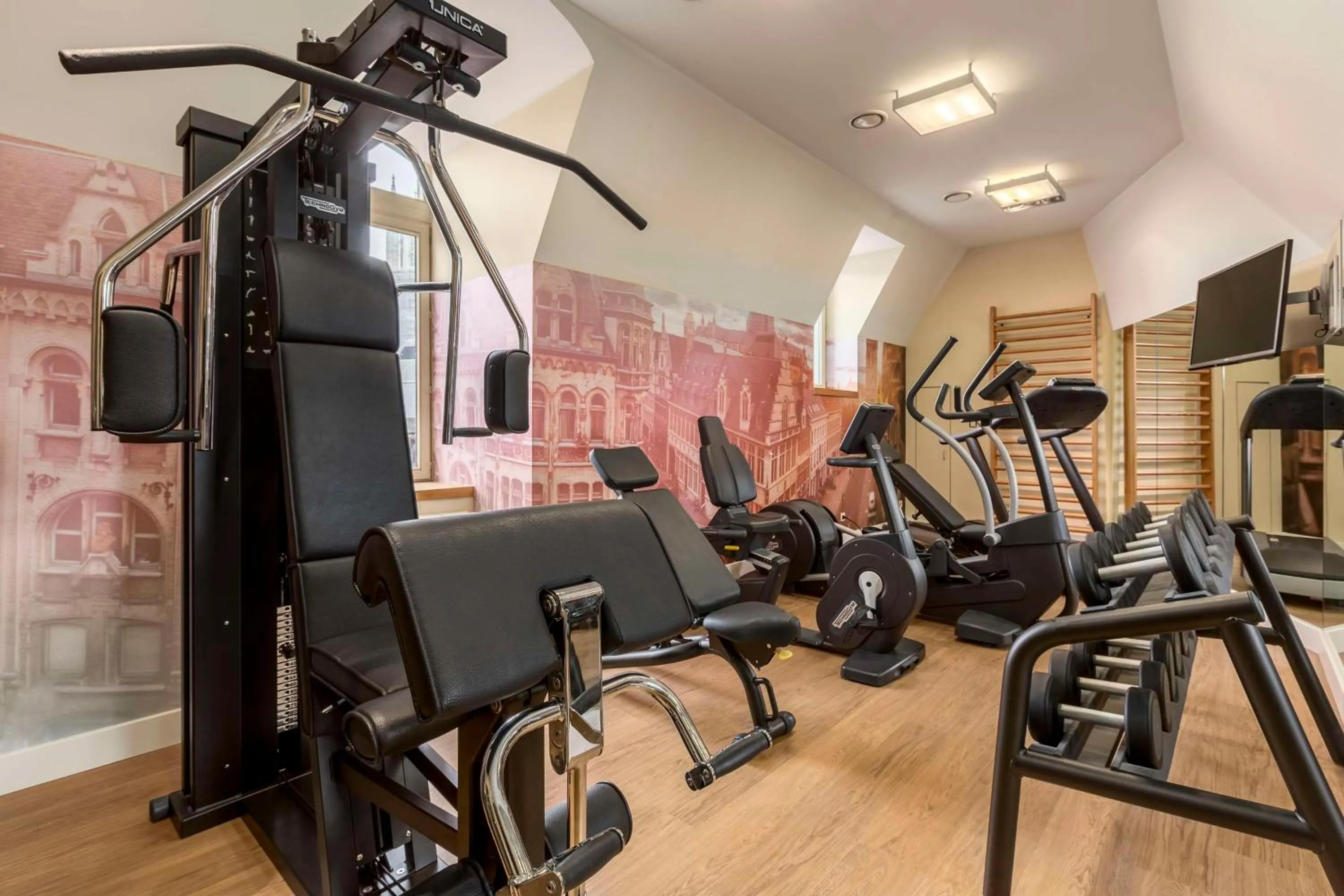 Fitness centre/facilities in NH Collection Gent