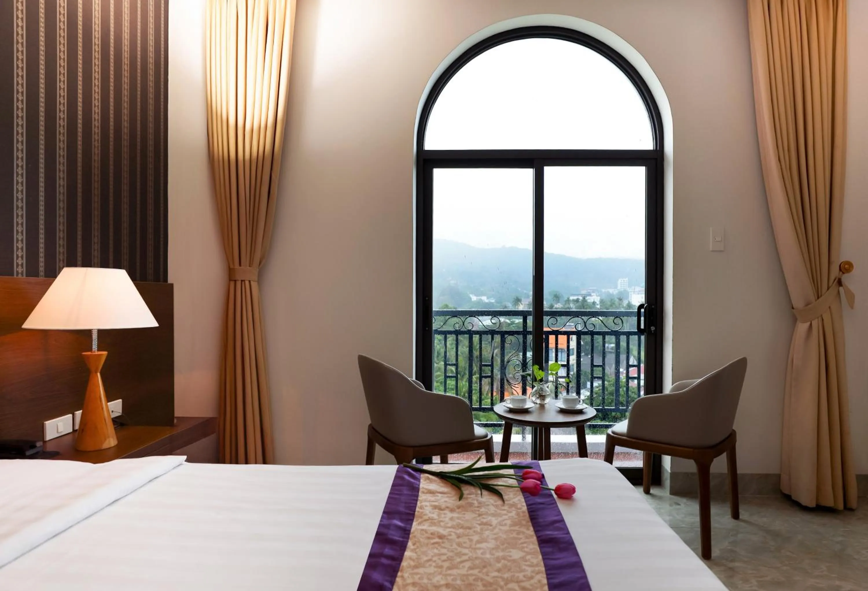 Bed in Luxor Boutique Hotel Phu Quoc