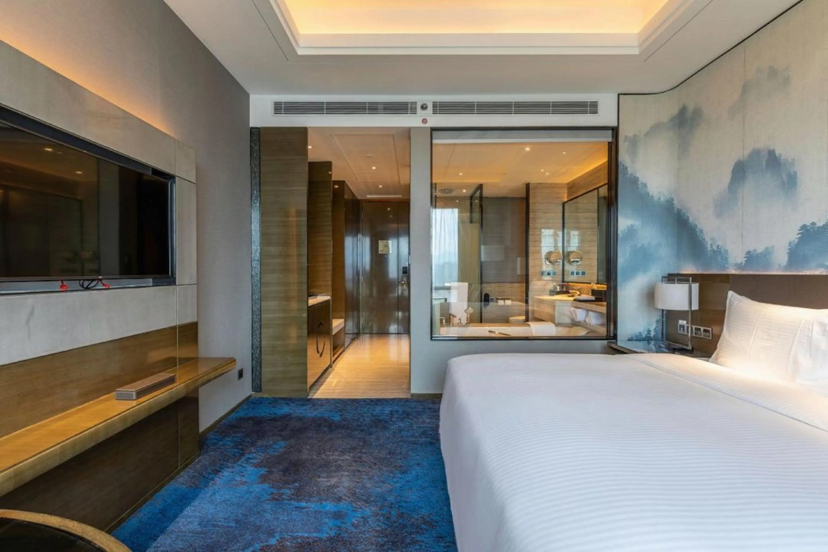 Bedroom, Bed in Wanda Realm Shangrao