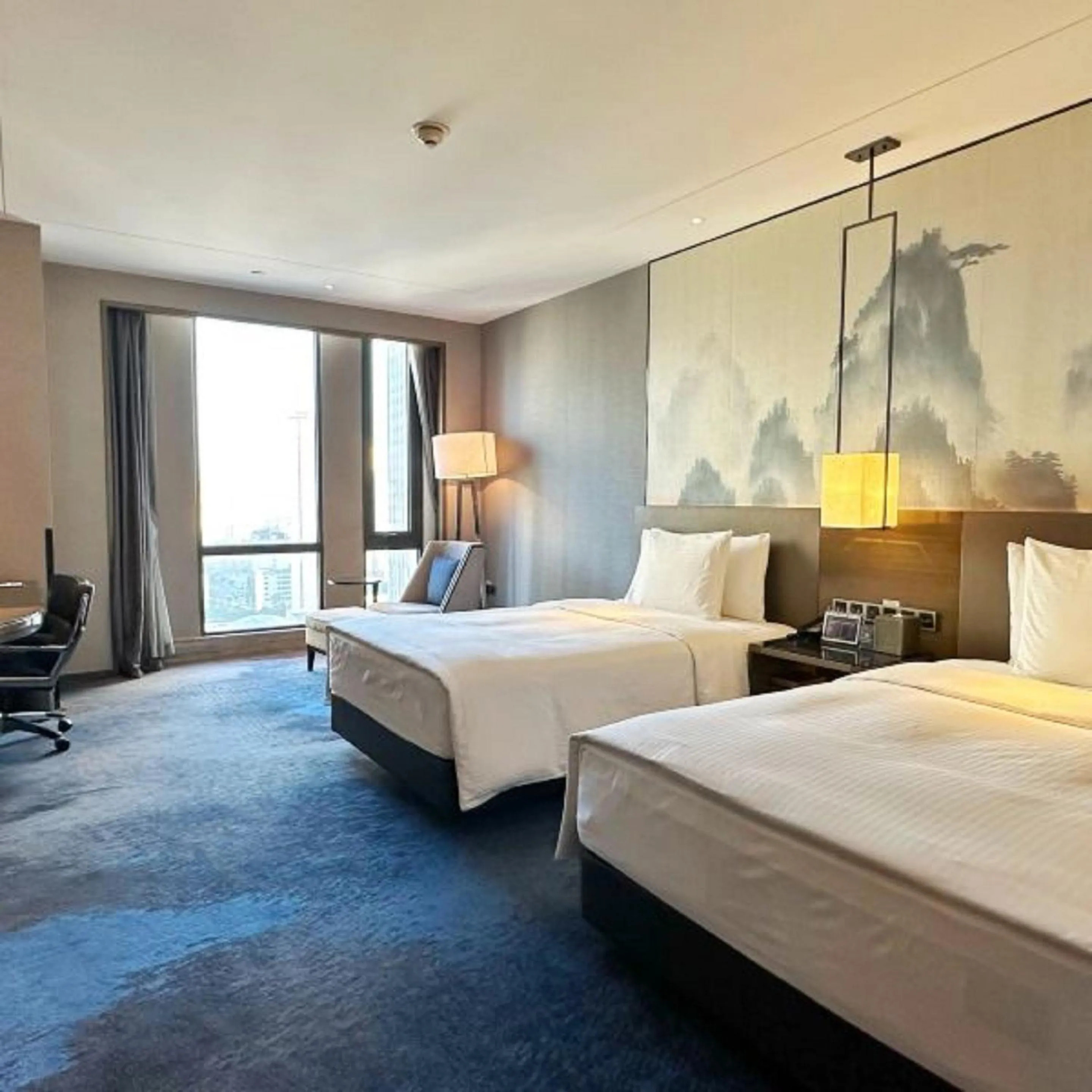 Bedroom, Bed in Wanda Realm Shangrao