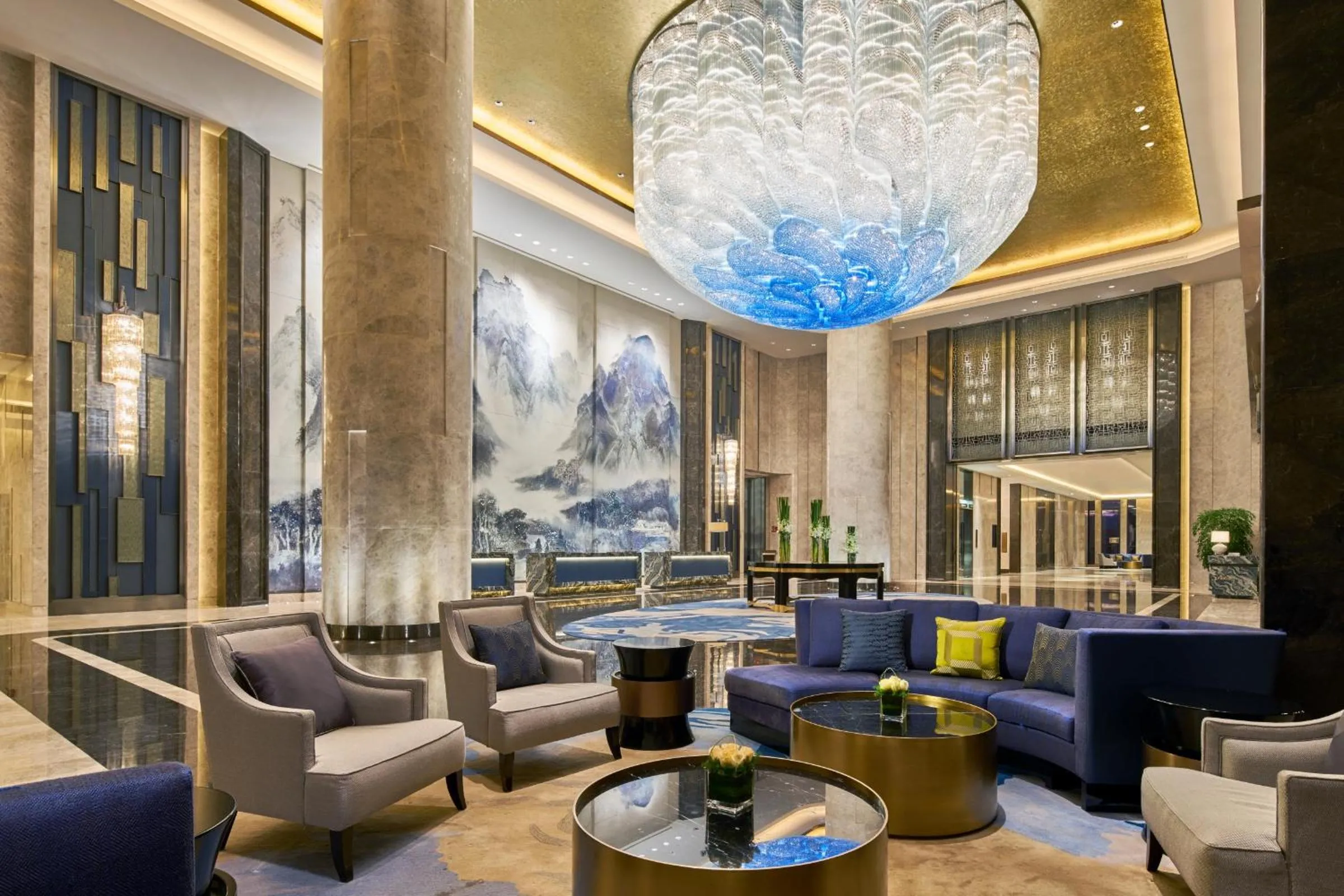 Lobby or reception in Wanda Realm Shangrao