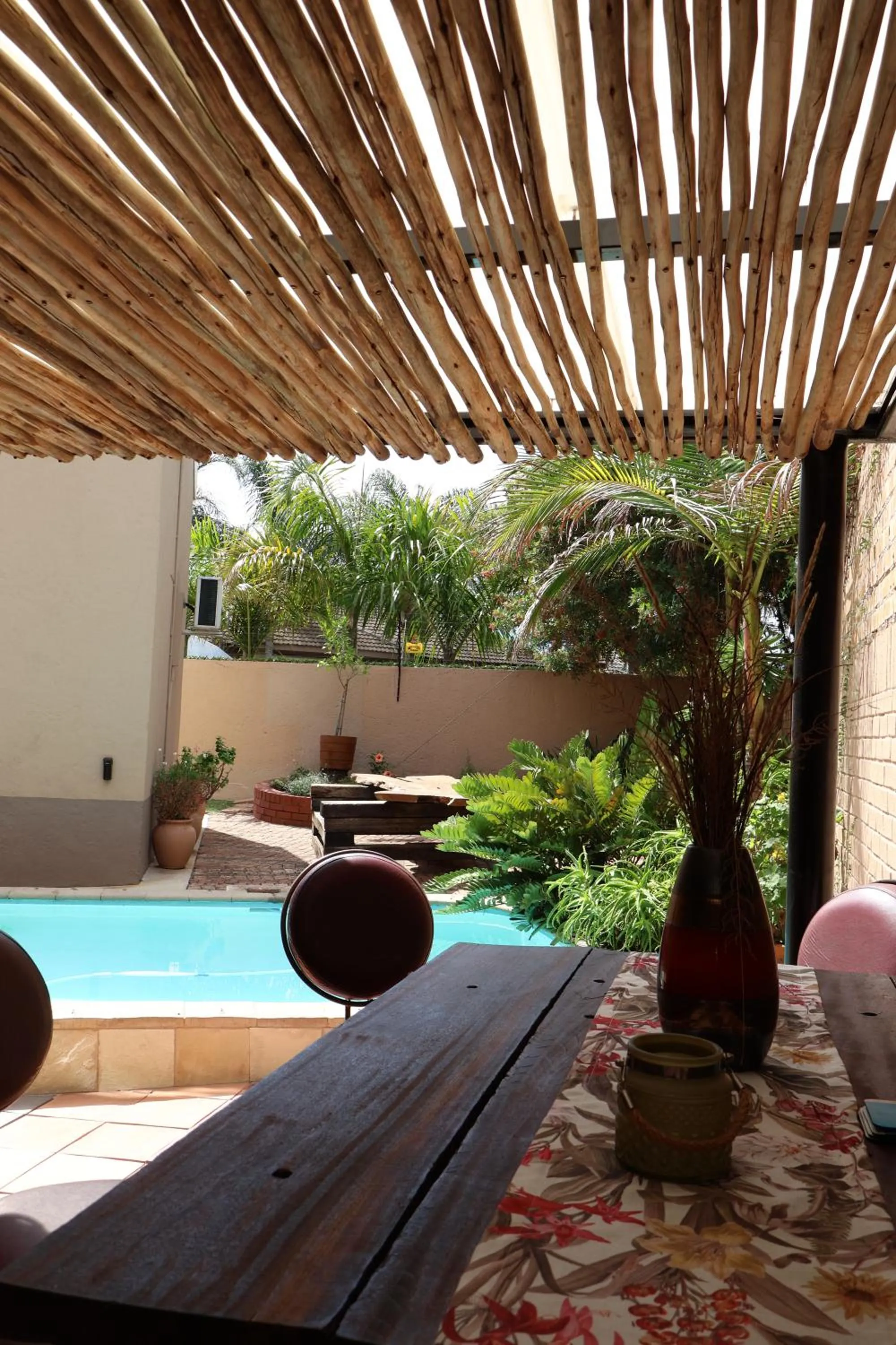 Patio in The Leopard Tree