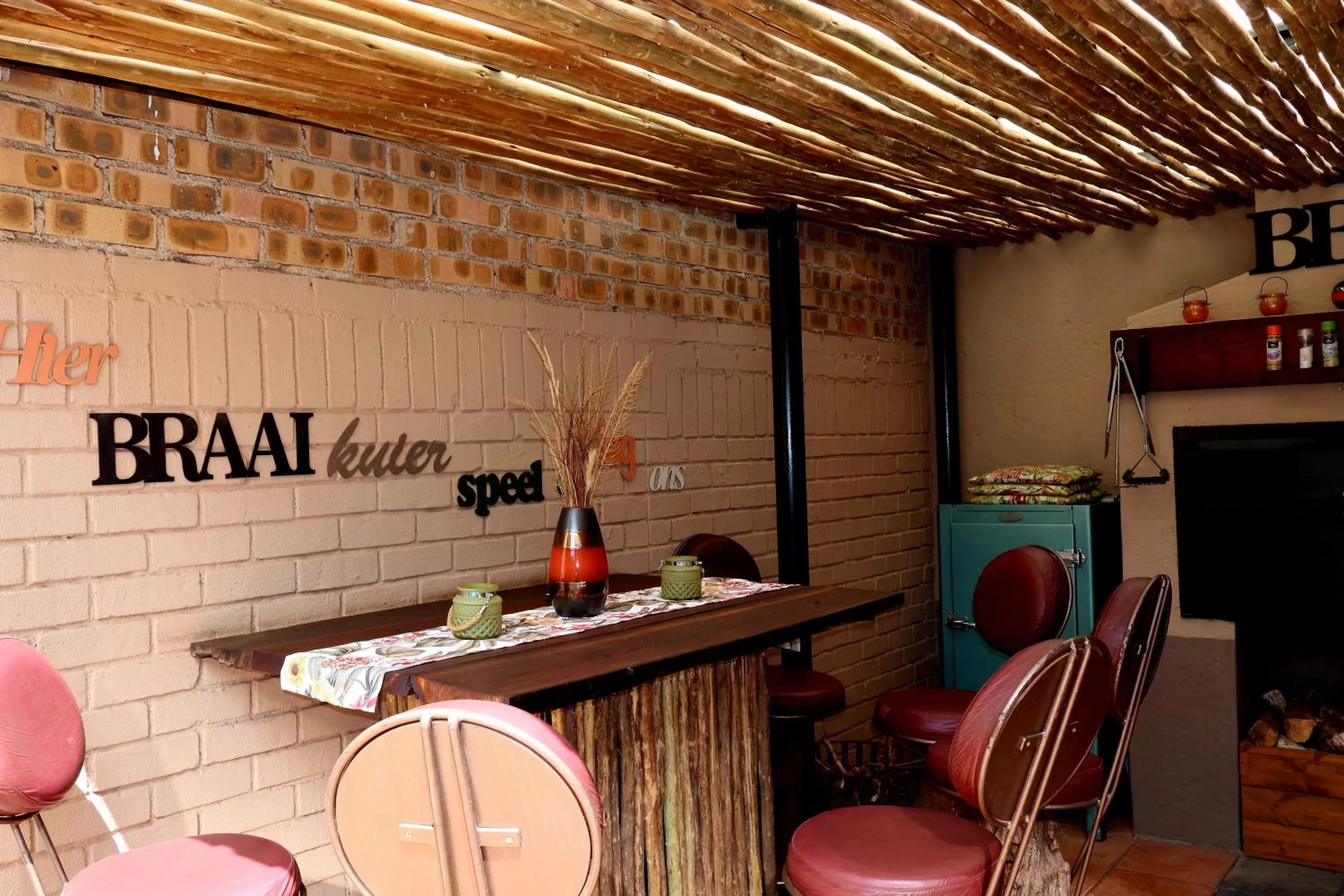 Seating area in The Leopard Tree