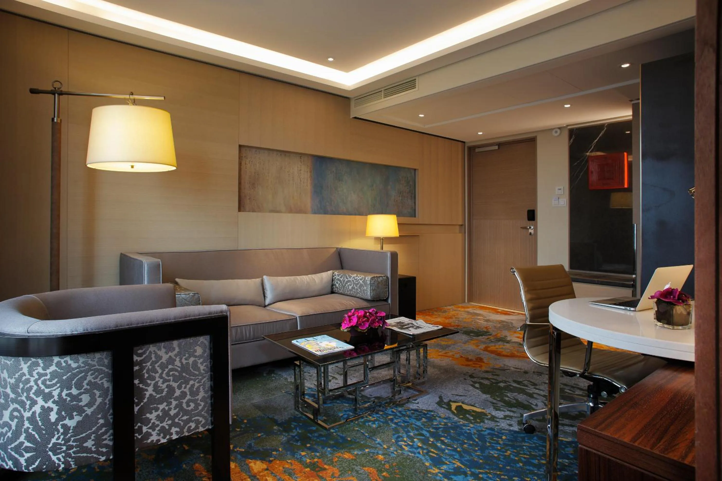 Living room in Tangla Hotel Brussels