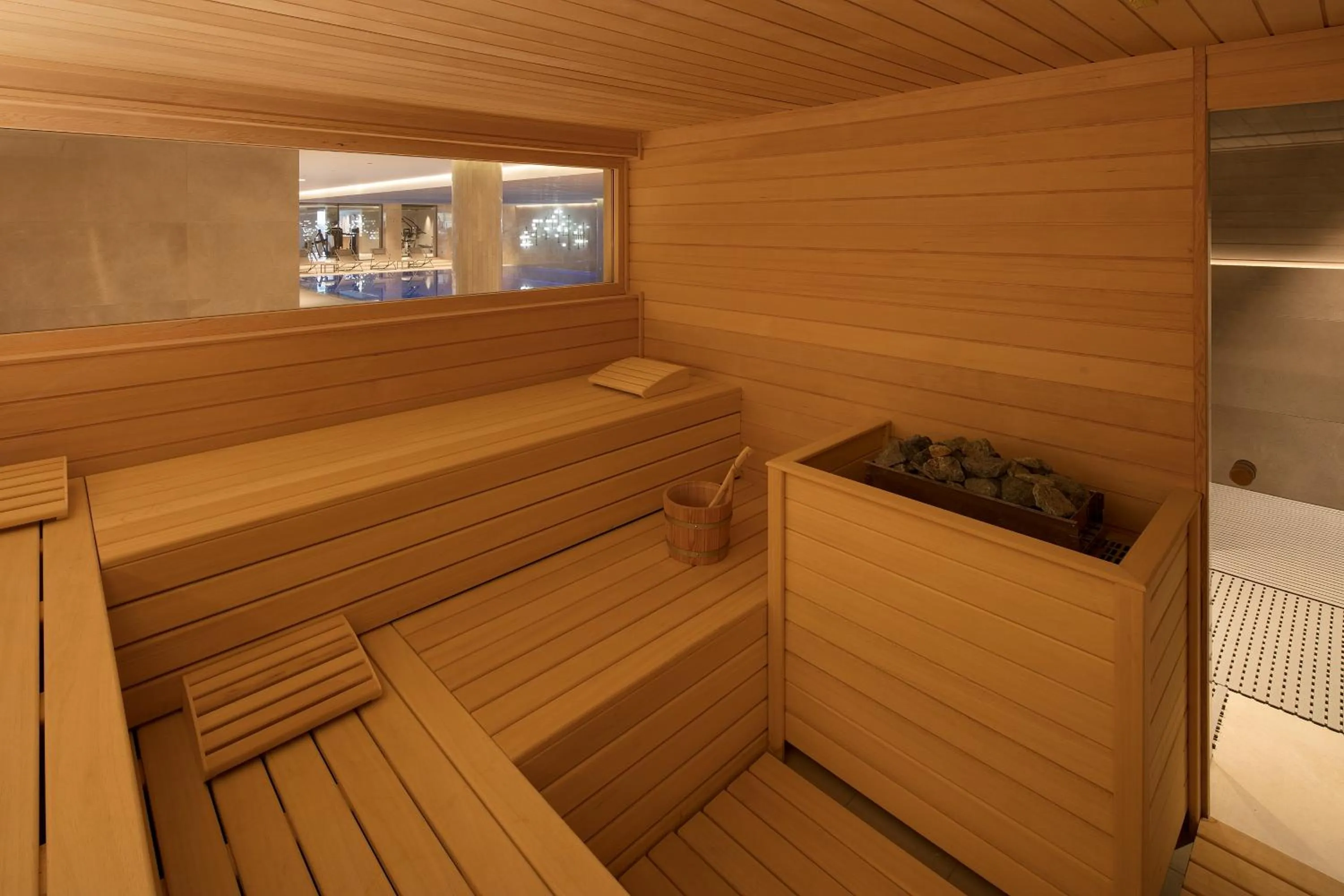 Sauna in Tangla Hotel Brussels