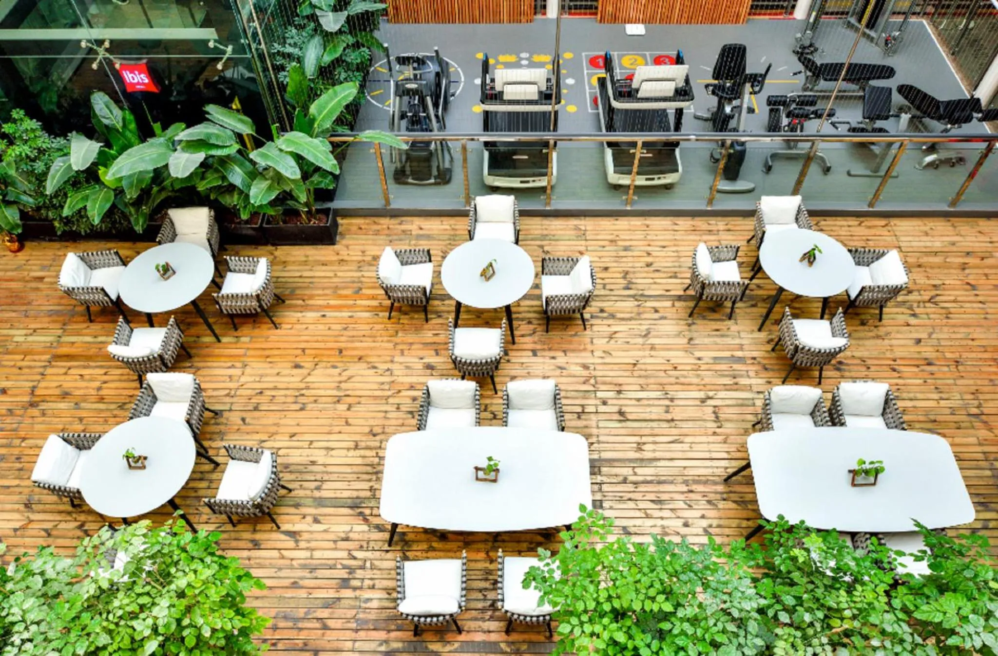 Seating area in Ibis Shanghai New Hongqiao