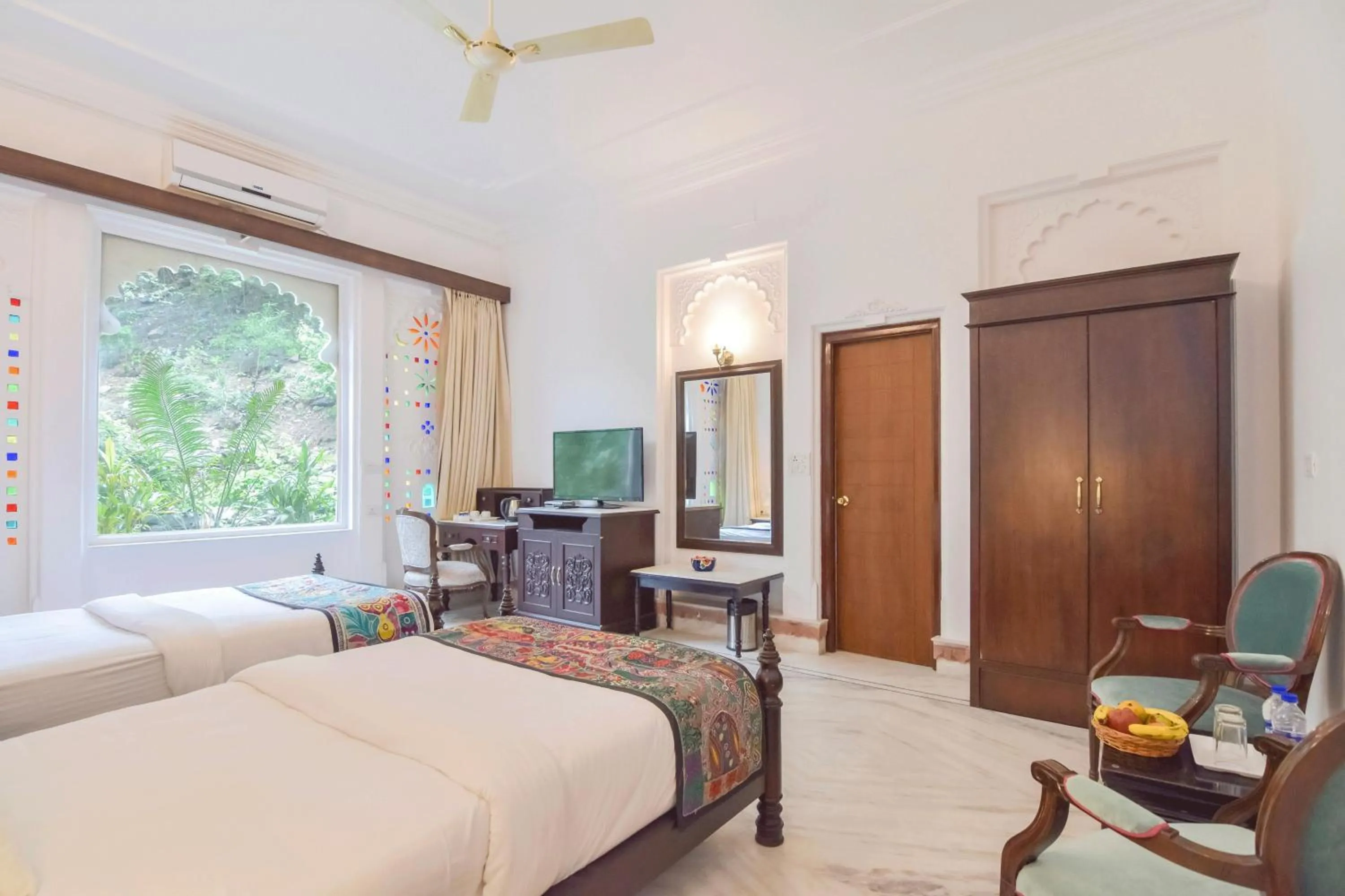 Photo of the whole room, Bed in Hotel Raj Kuber