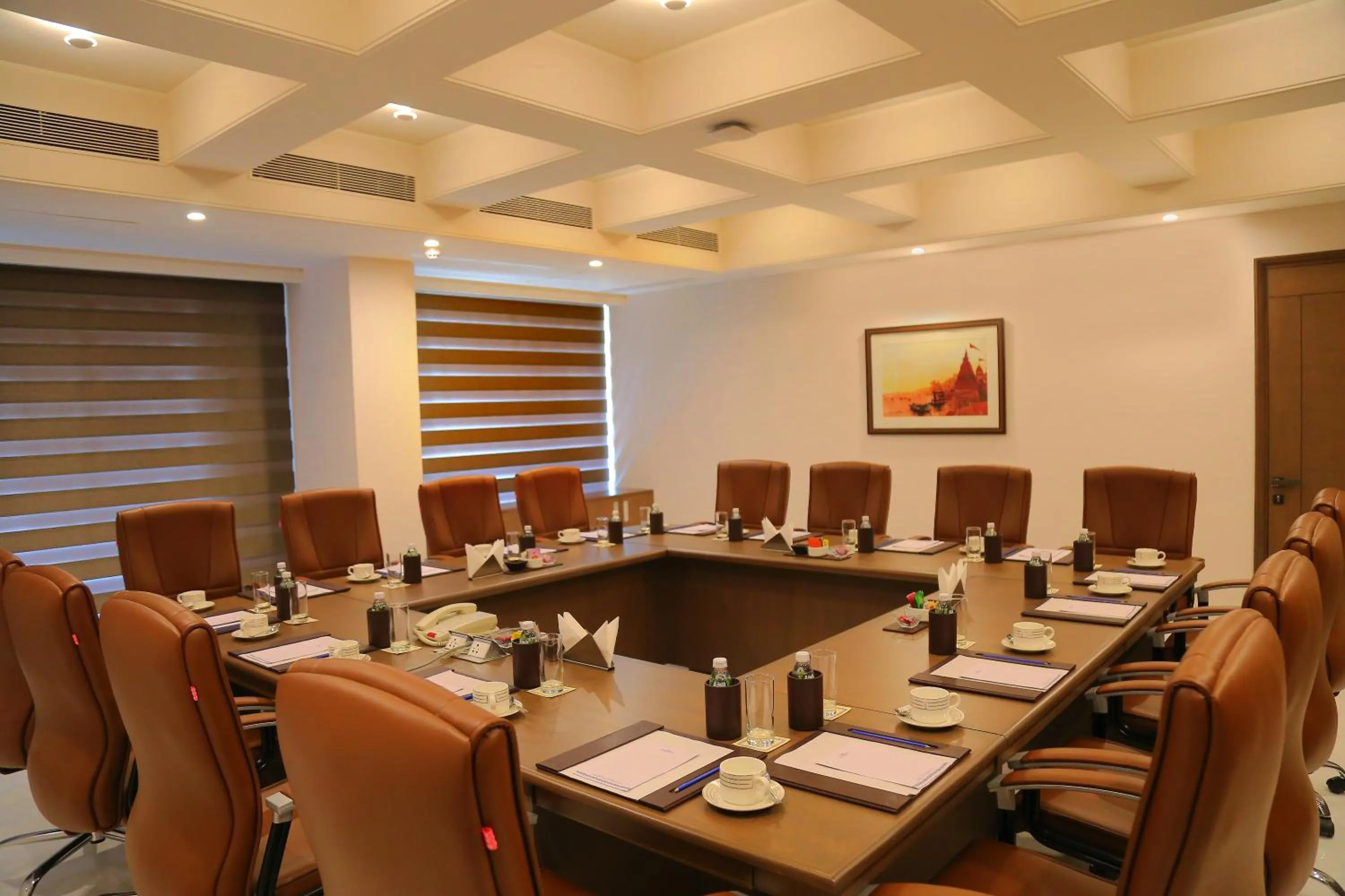 Meeting/conference room in Efcee Sarovar Premiere Bhavnagar