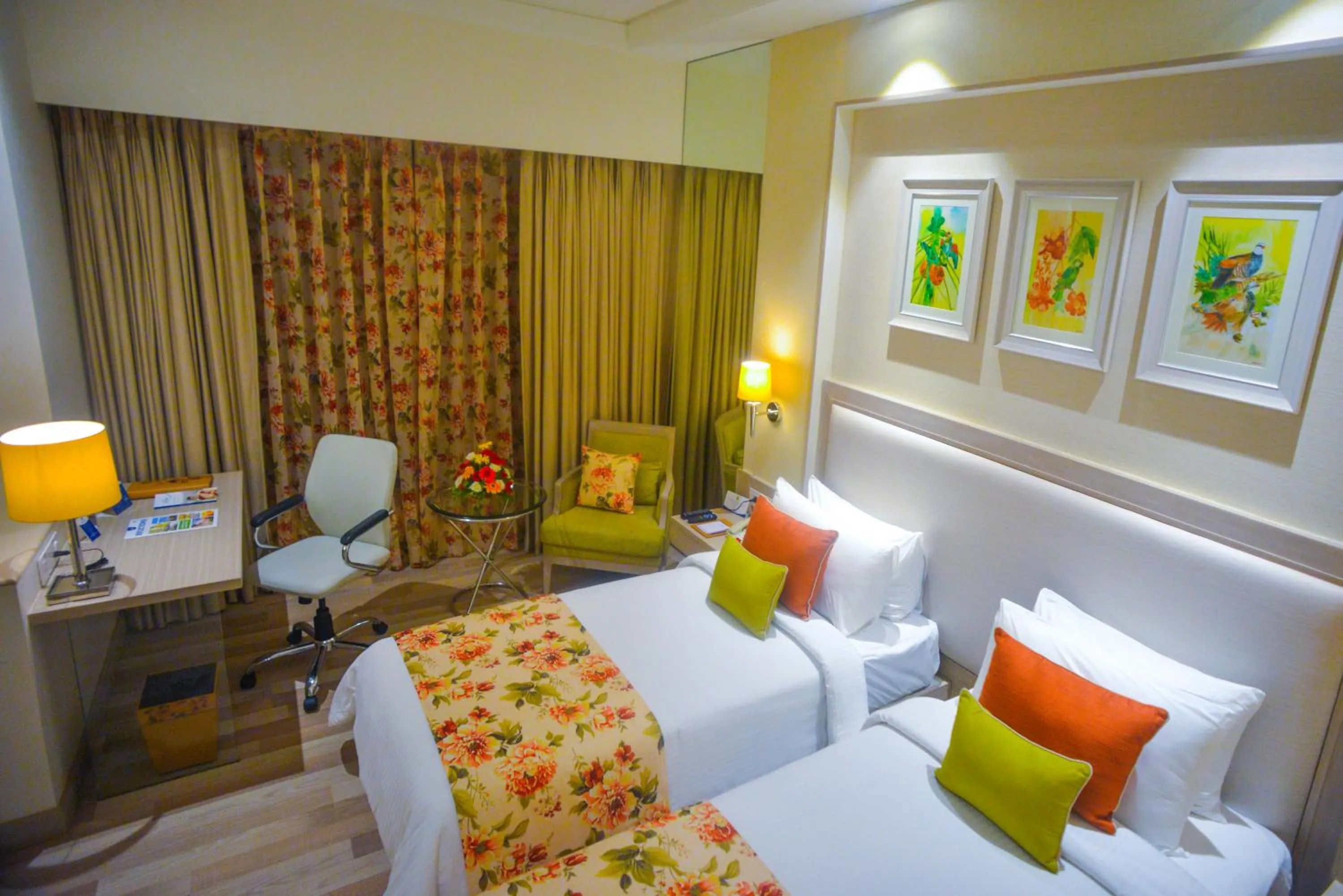 Bedroom, Bed in Efcee Sarovar Premiere Bhavnagar