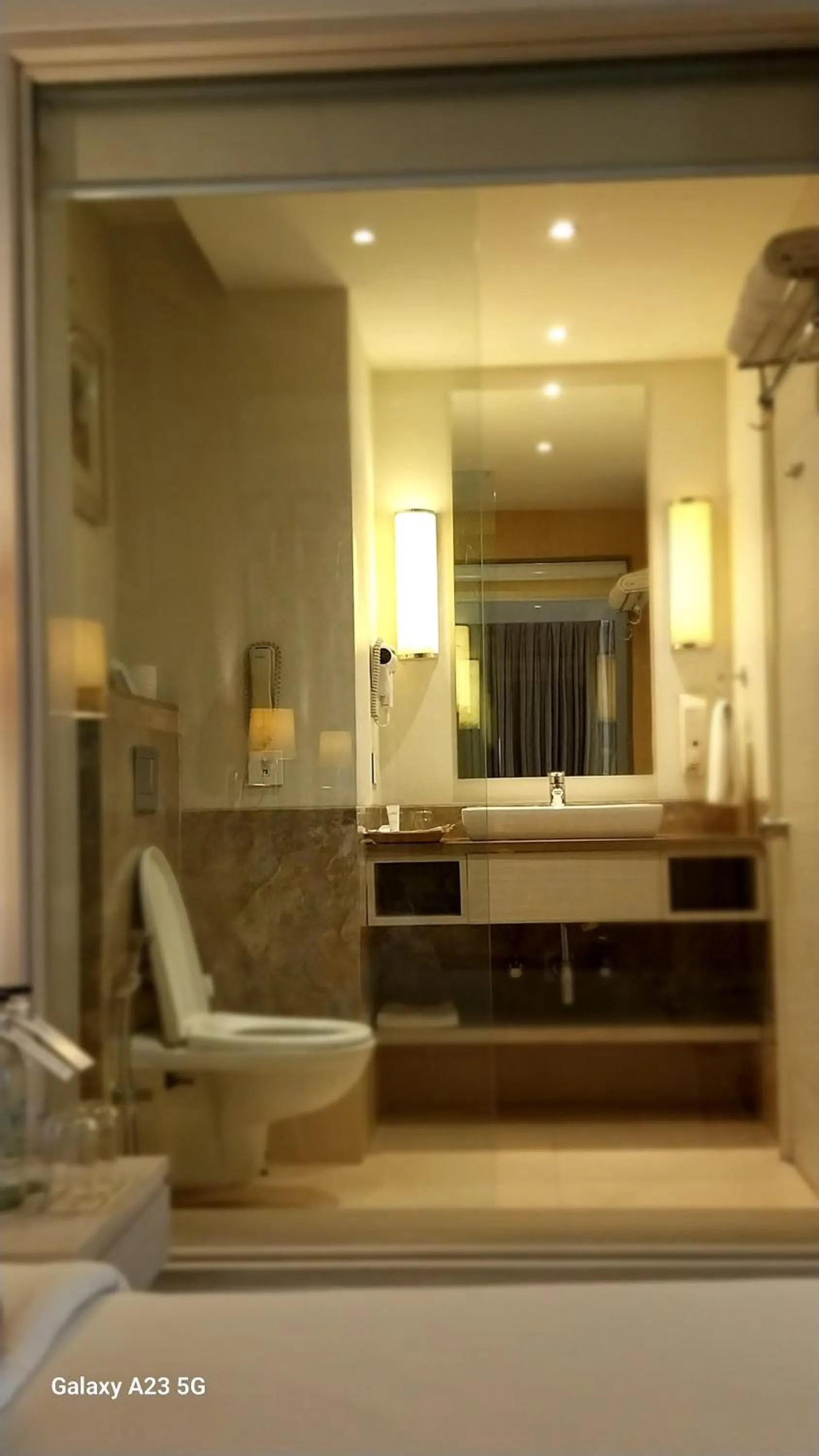 Bathroom in Efcee Sarovar Premiere Bhavnagar