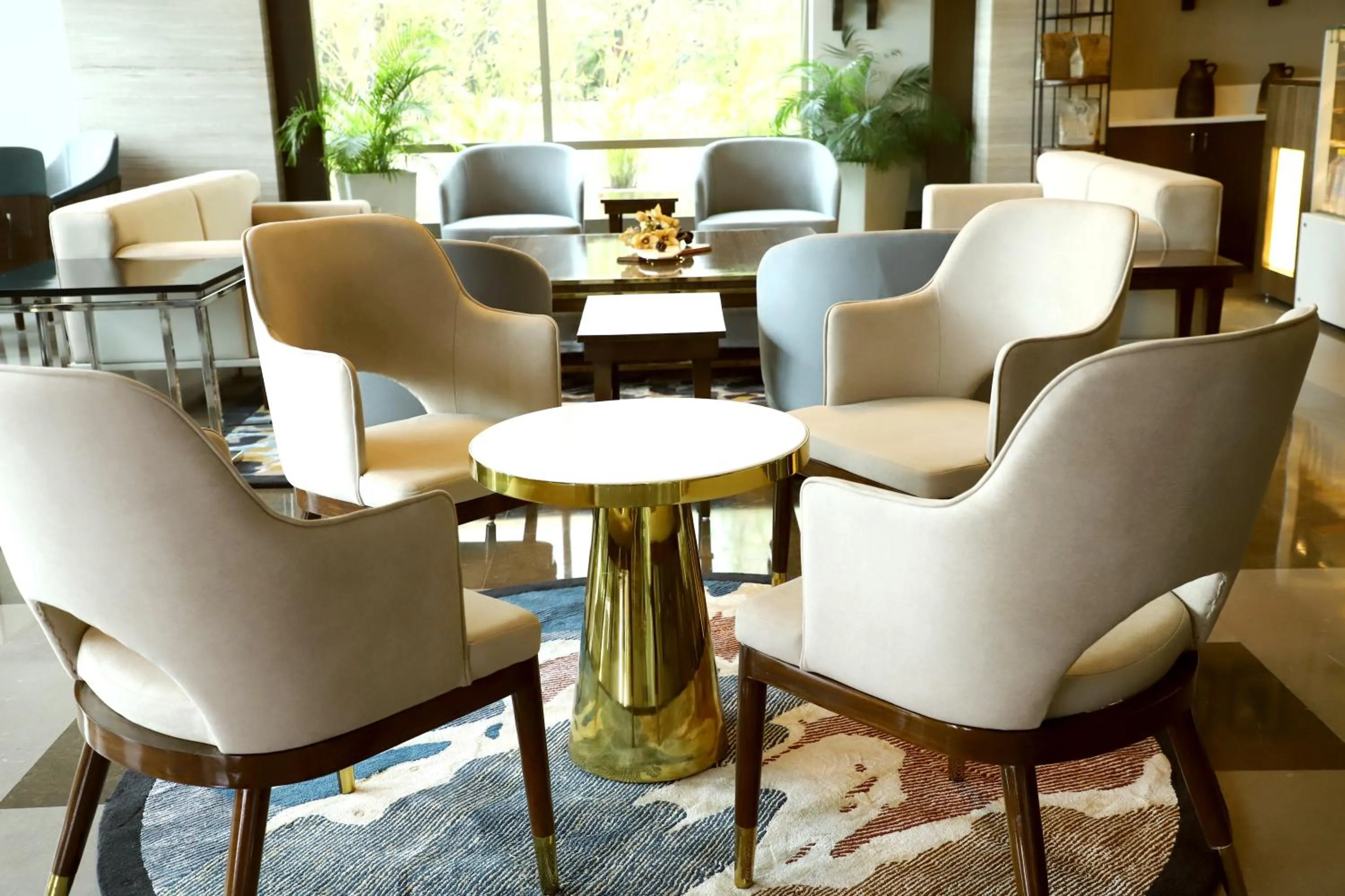 Lobby or reception in Efcee Sarovar Premiere Bhavnagar