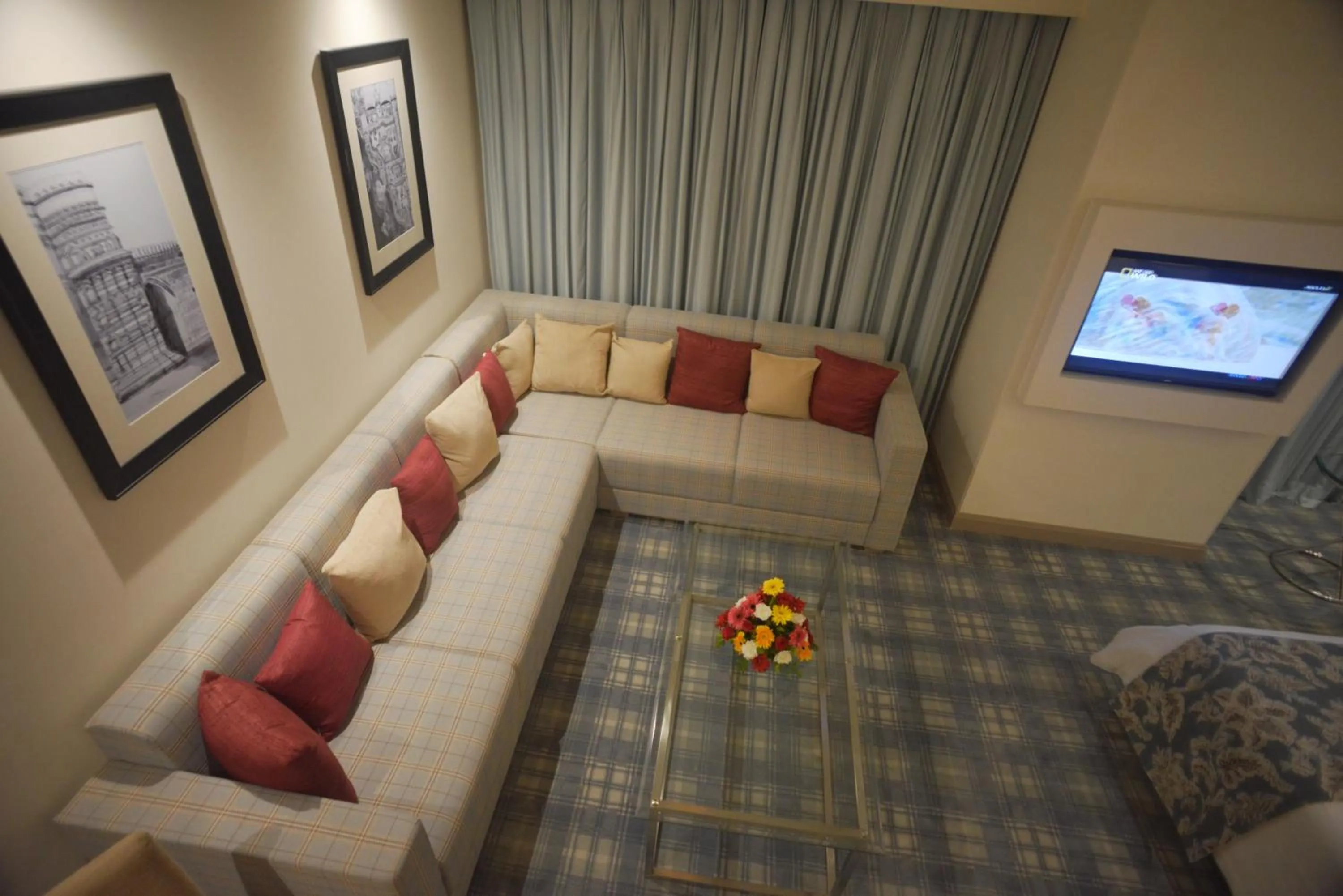 Seating area in Efcee Sarovar Premiere Bhavnagar