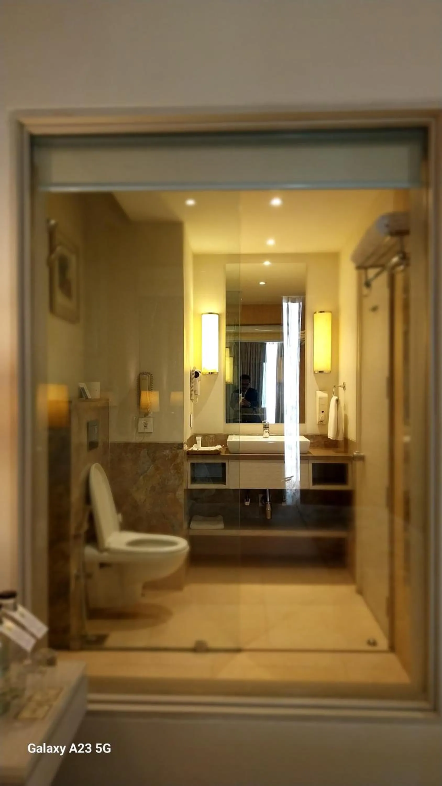 Bathroom in Efcee Sarovar Premiere Bhavnagar