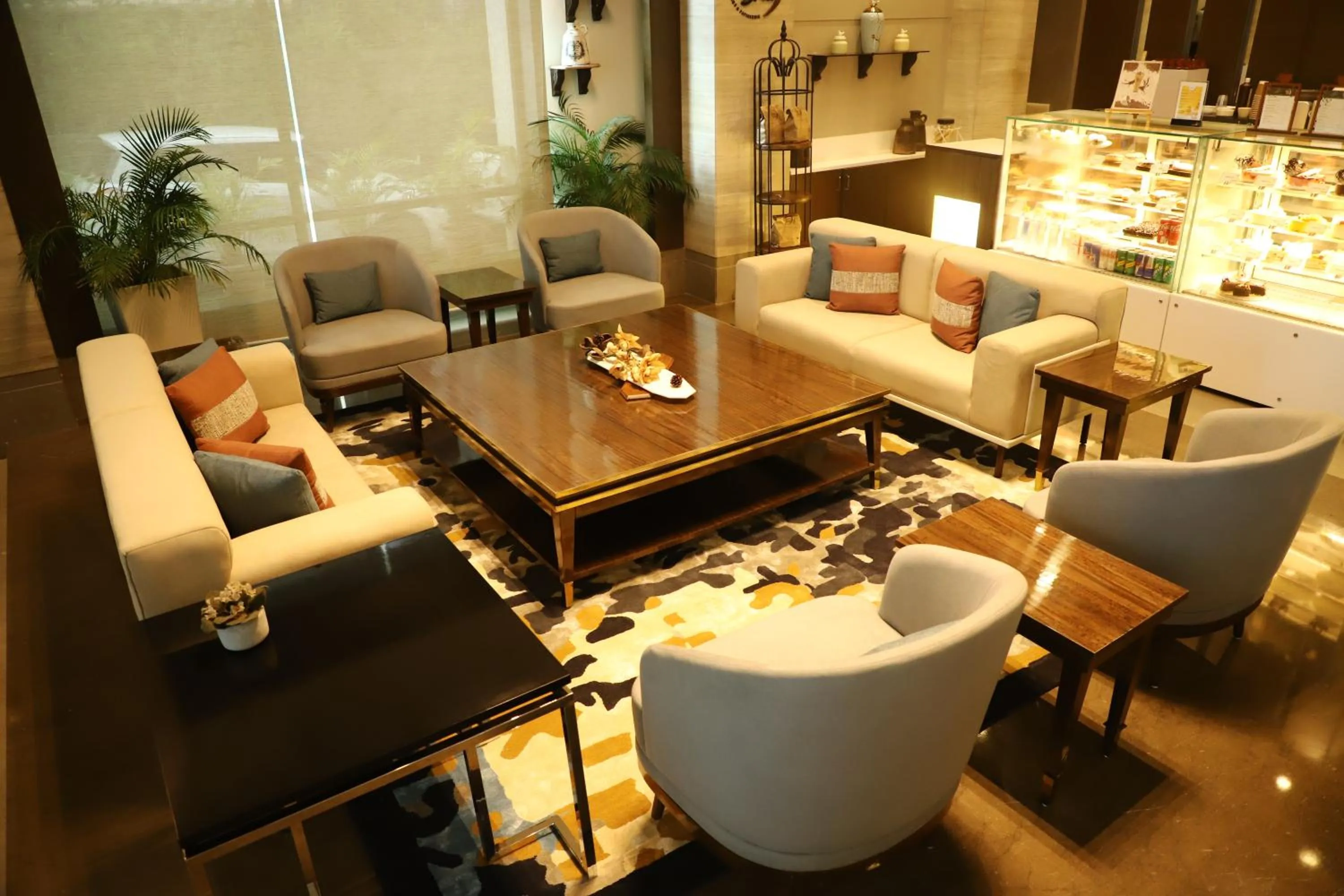 Lobby or reception in Efcee Sarovar Premiere Bhavnagar