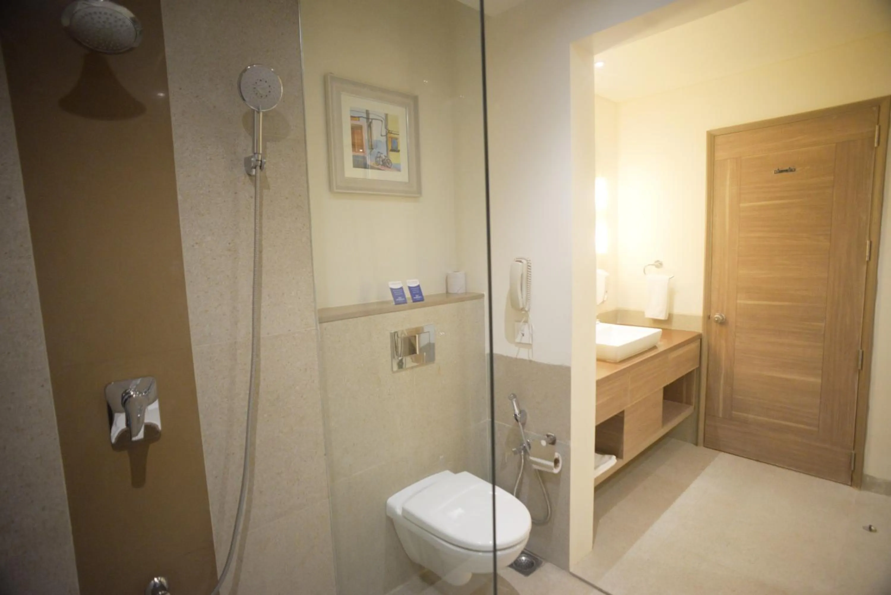 Bathroom in Efcee Sarovar Premiere Bhavnagar