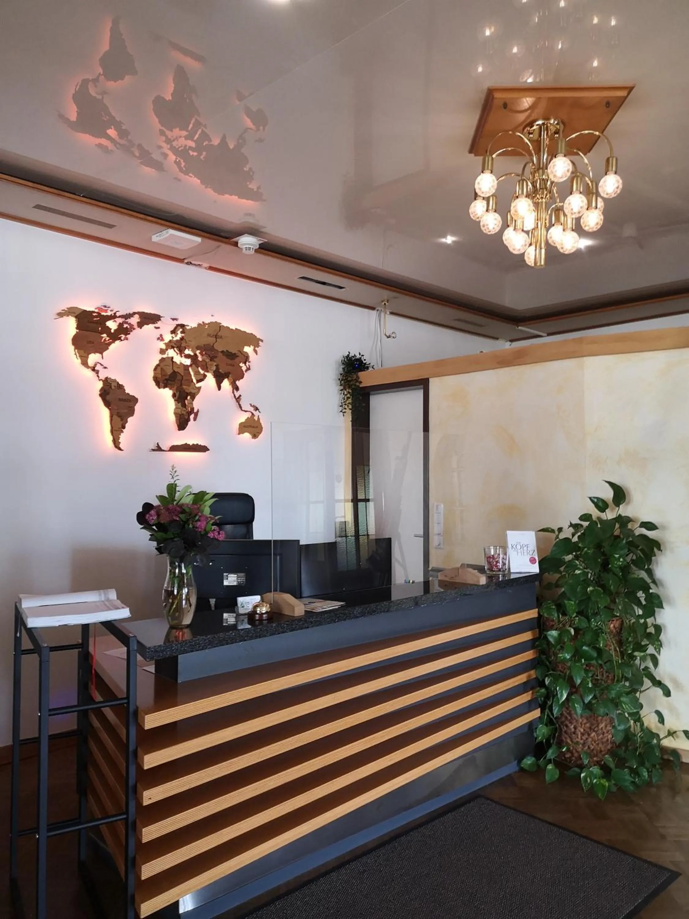 Lobby or reception in Hotel Zur Mühle