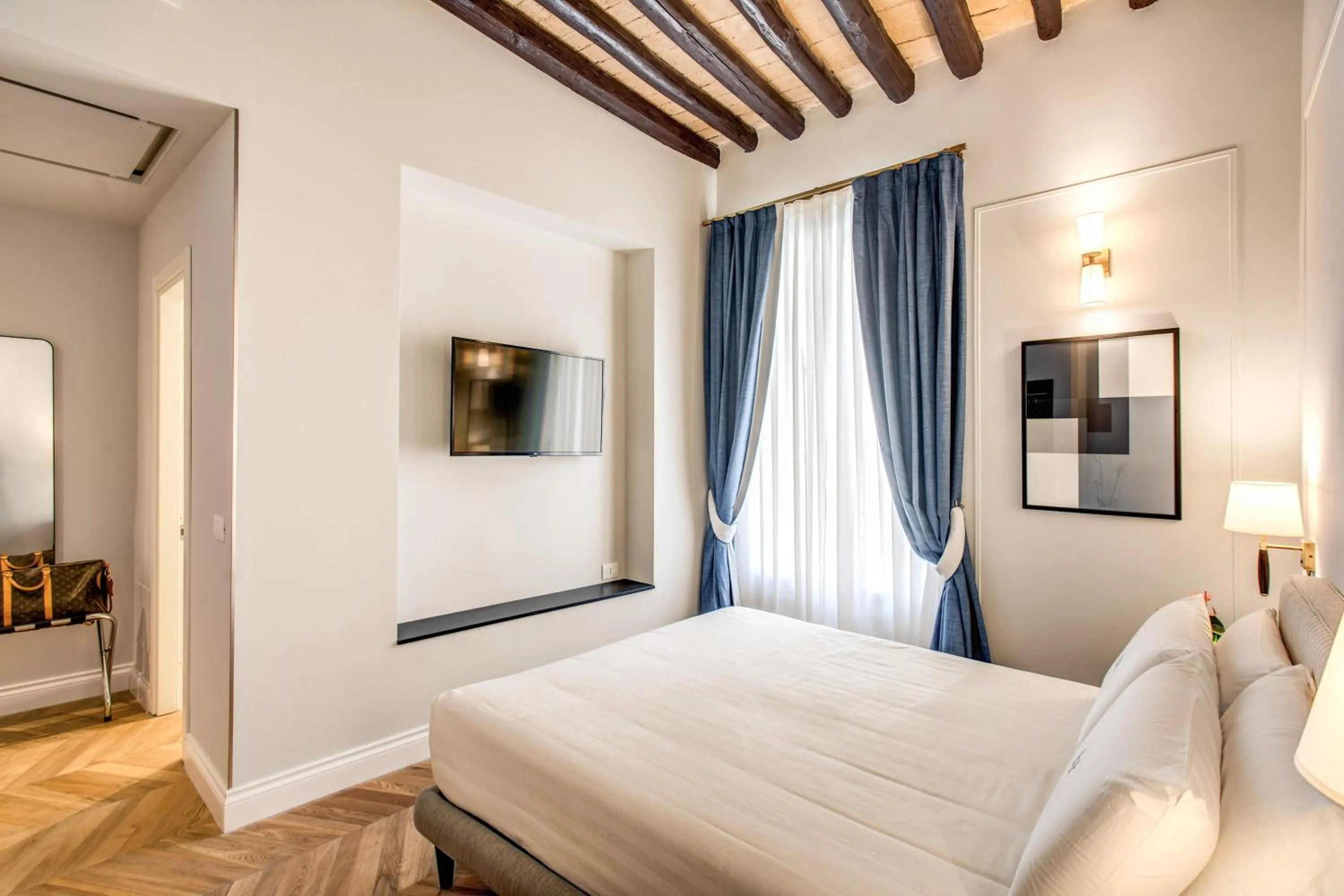 Bedroom, Bed in Babuino Palace&Suites
