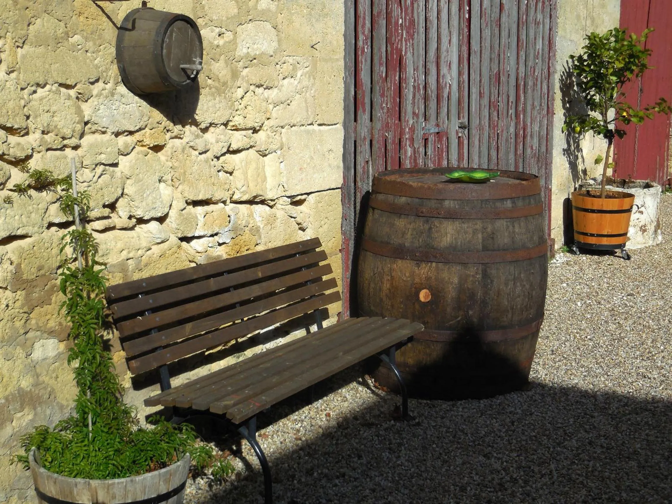 Patio in La Ferme du Ciel