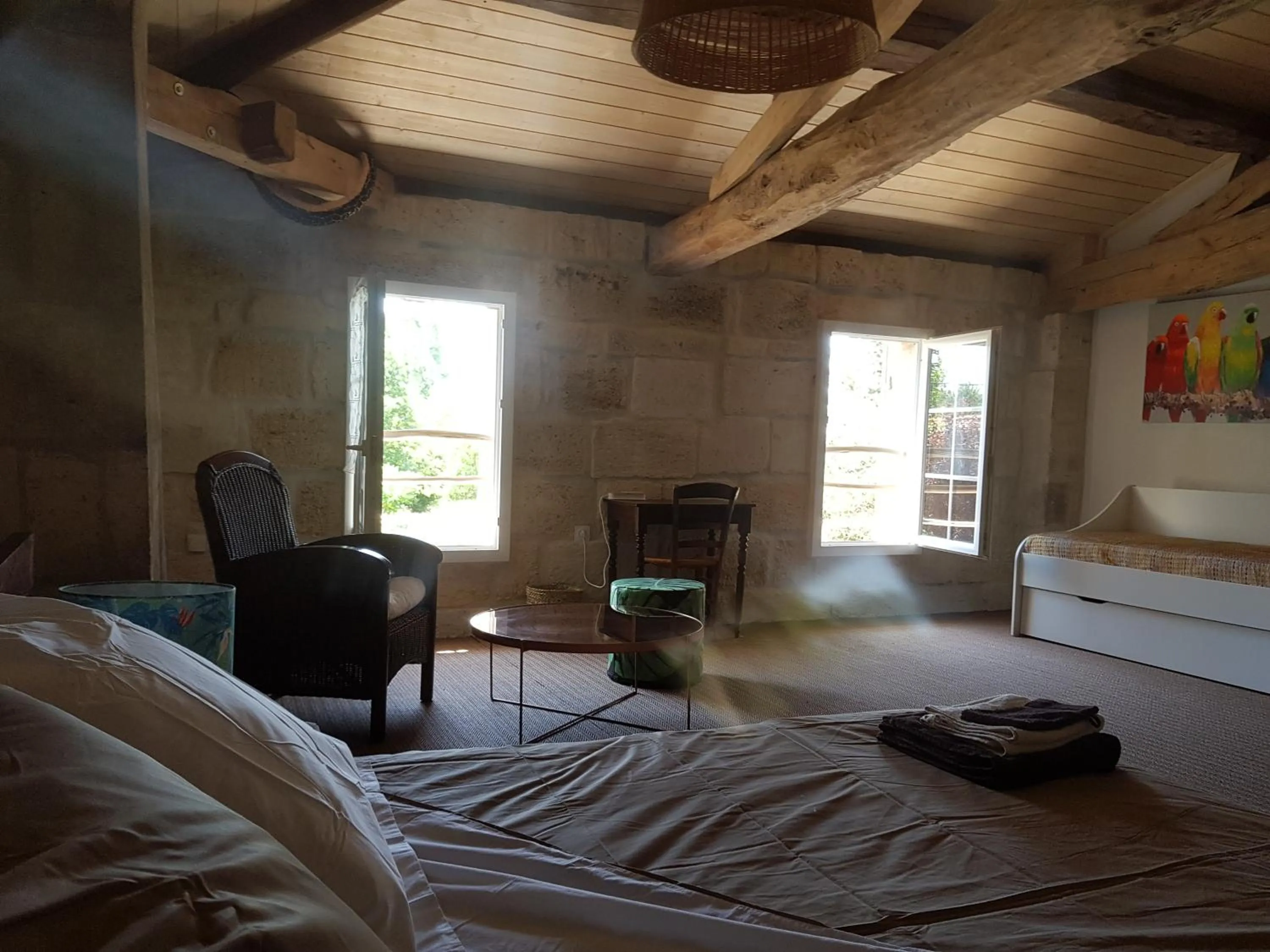 Photo of the whole room in La Ferme du Ciel