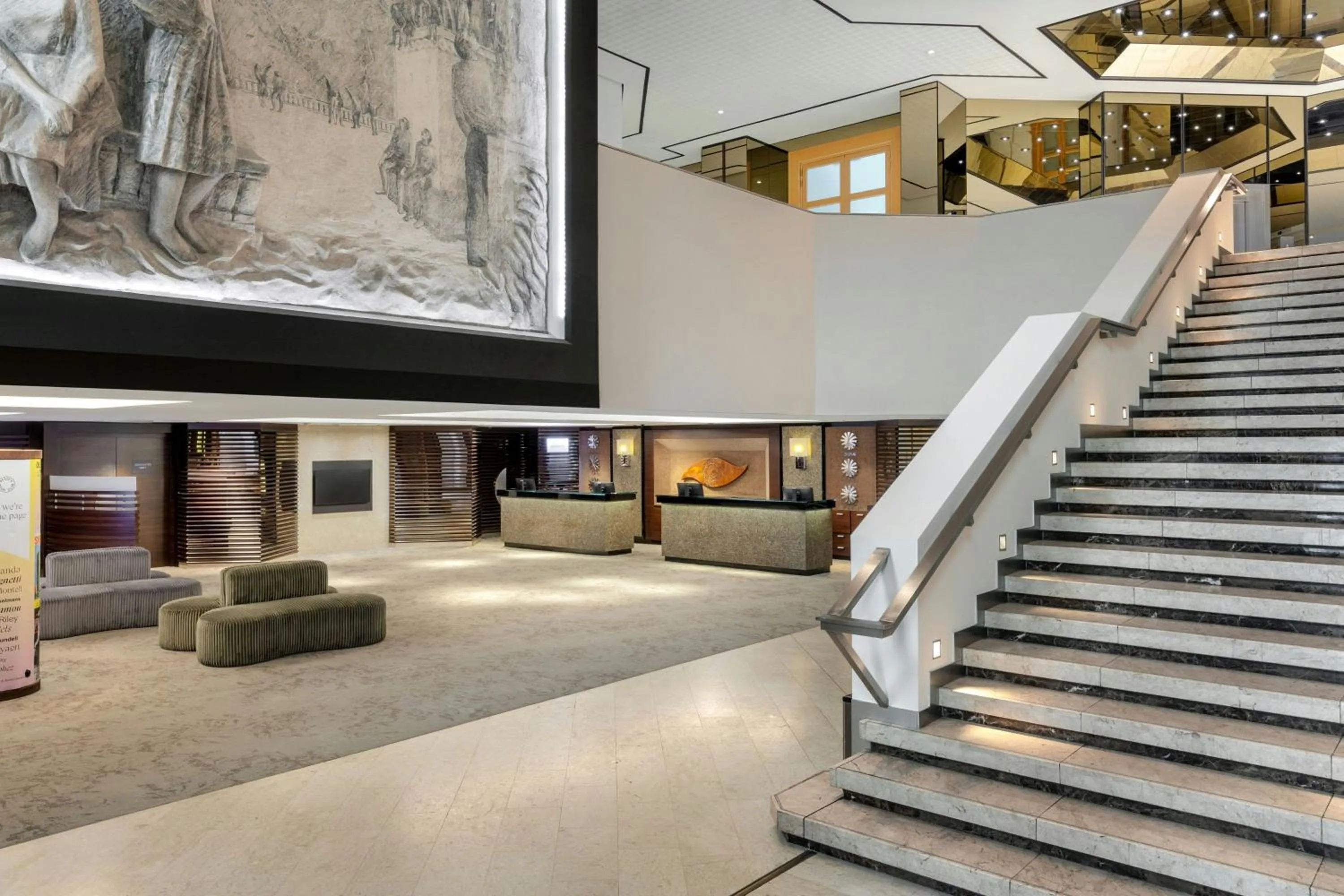 Lobby or reception in Sheraton Brussels Airport Hotel