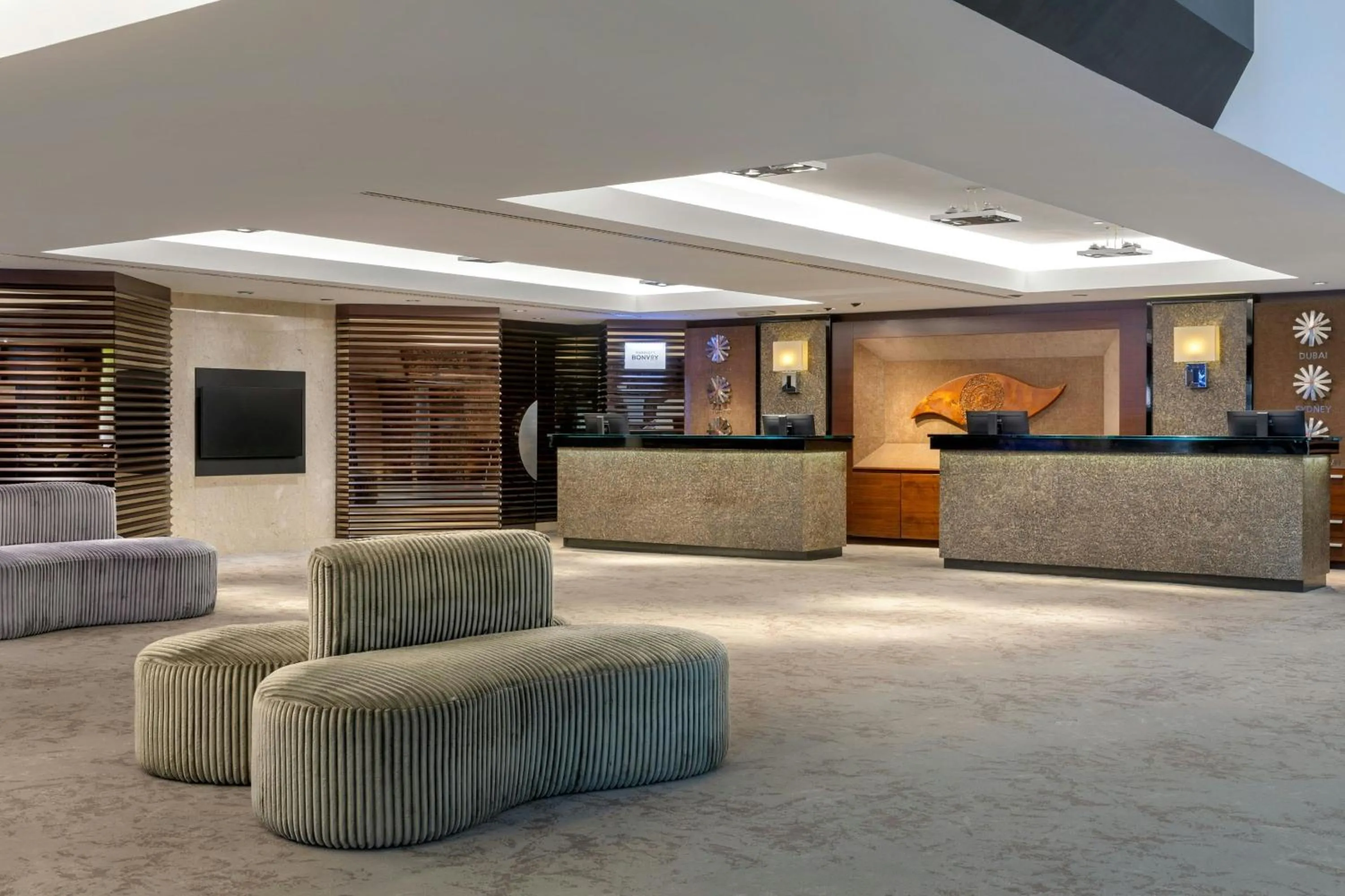 Lobby or reception in Sheraton Brussels Airport Hotel