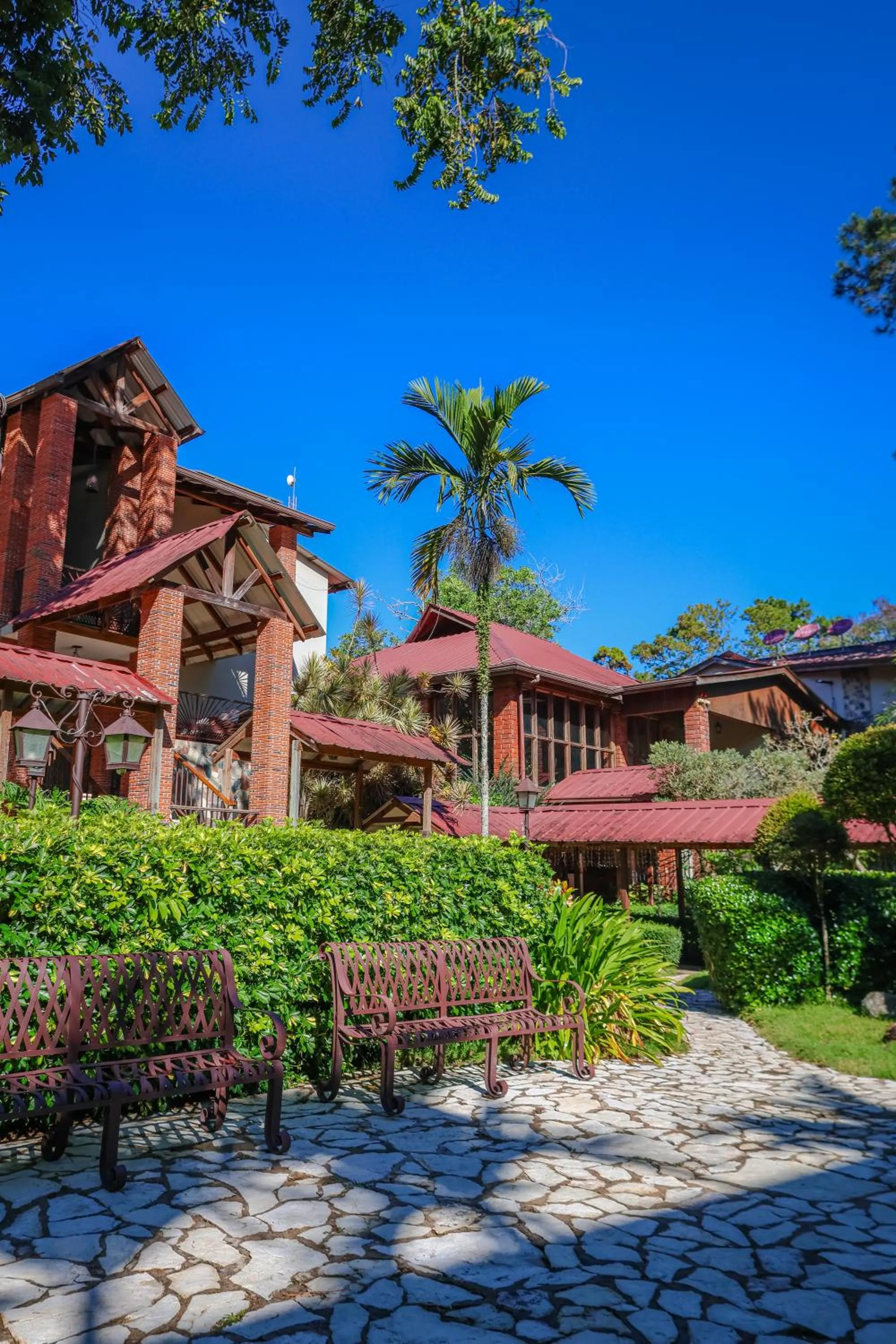 Garden in Hotel Gran Jimenoa