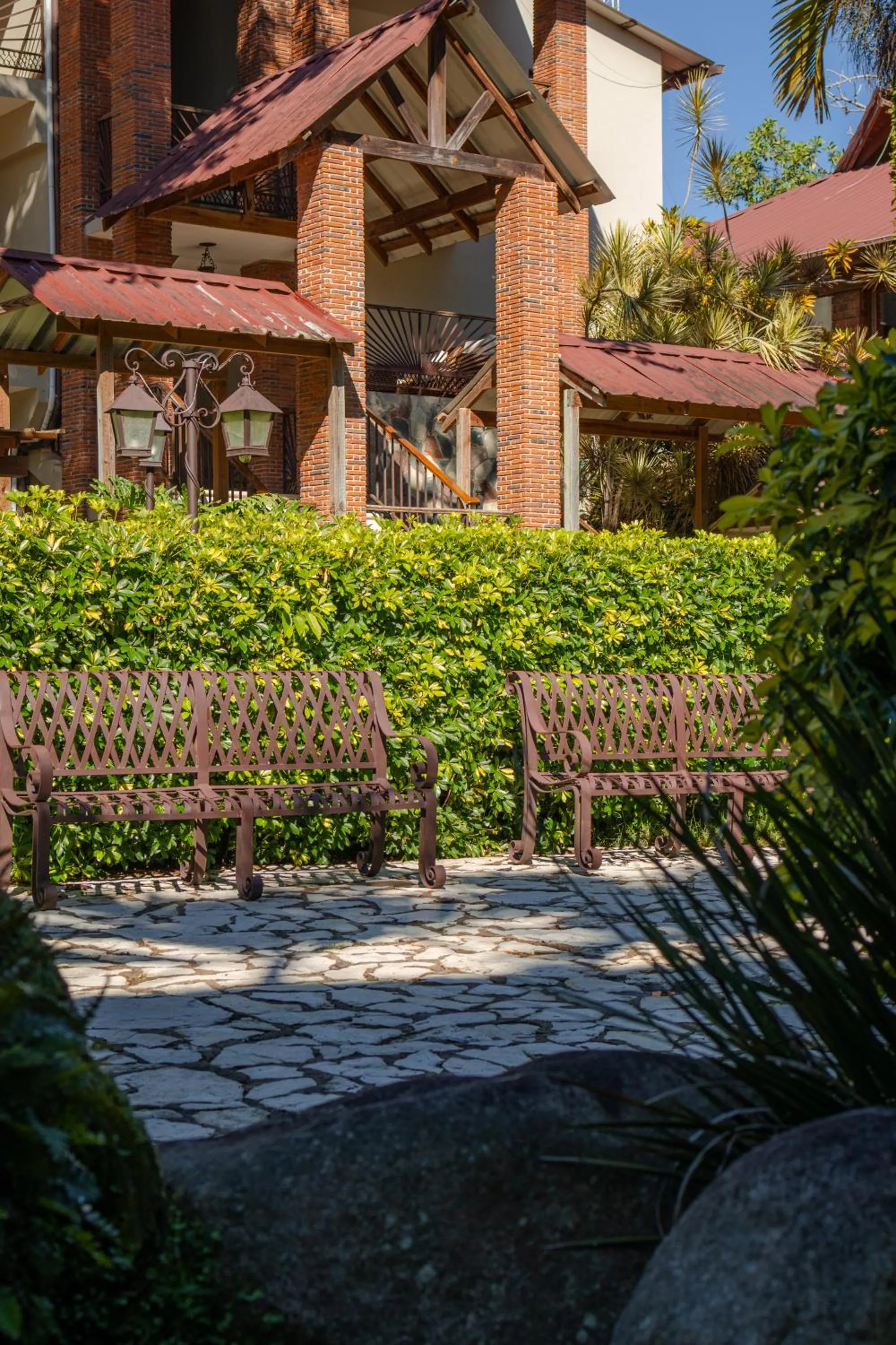 Garden in Hotel Gran Jimenoa