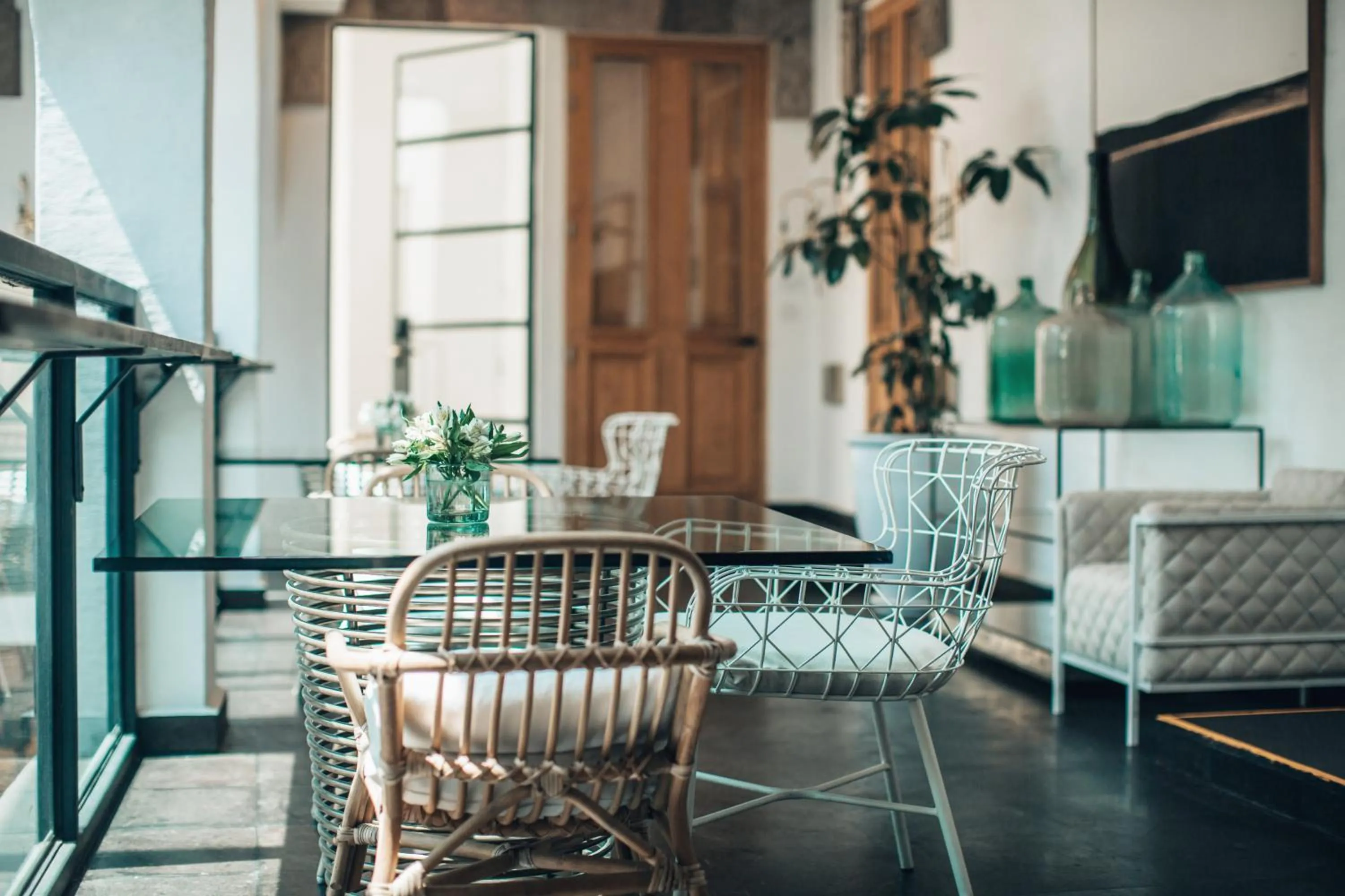 Lobby or reception in LOtel-Casa Arca