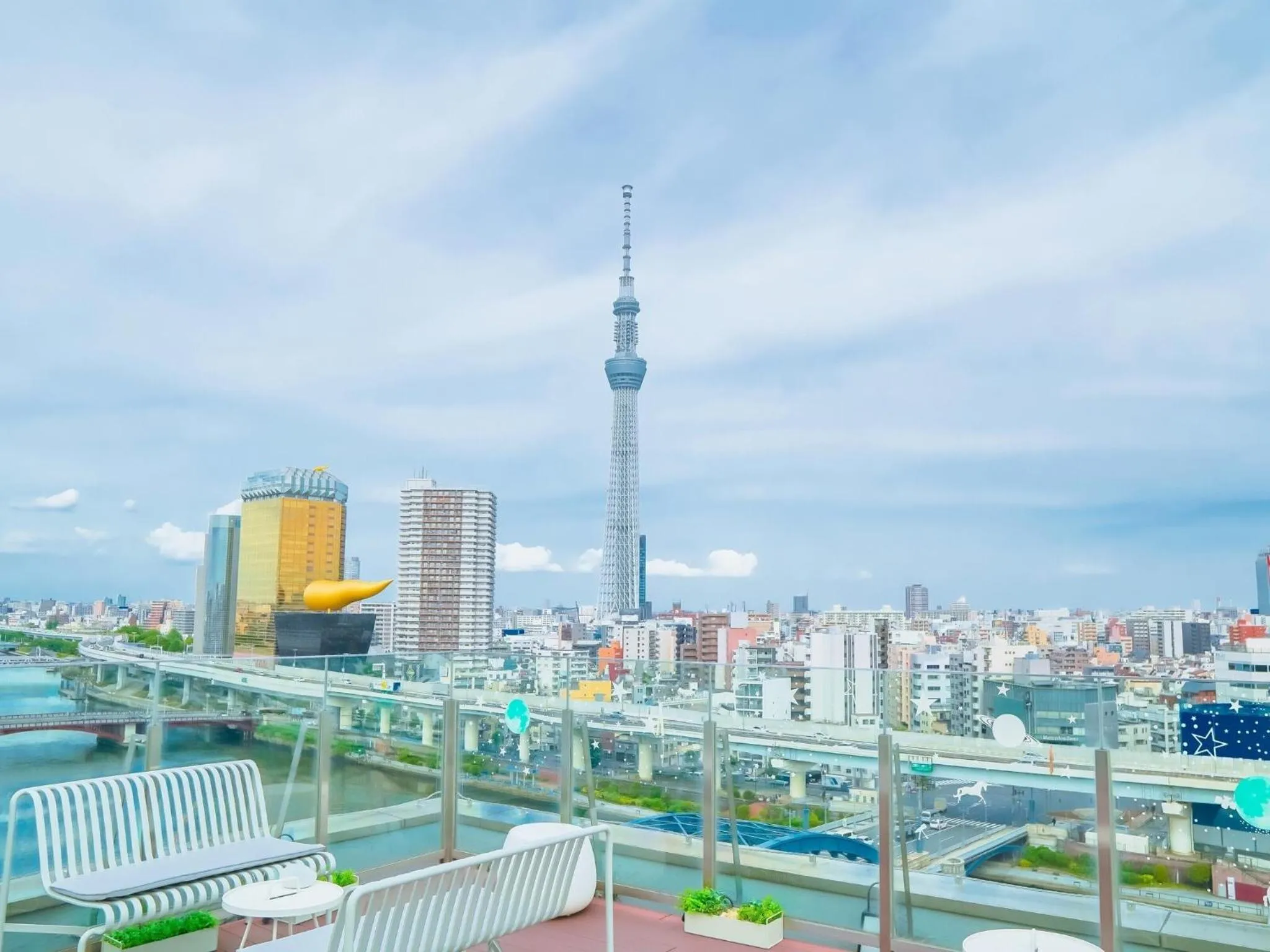 Balcony/Terrace in Hotel Wing International Select Asakusa Komagata