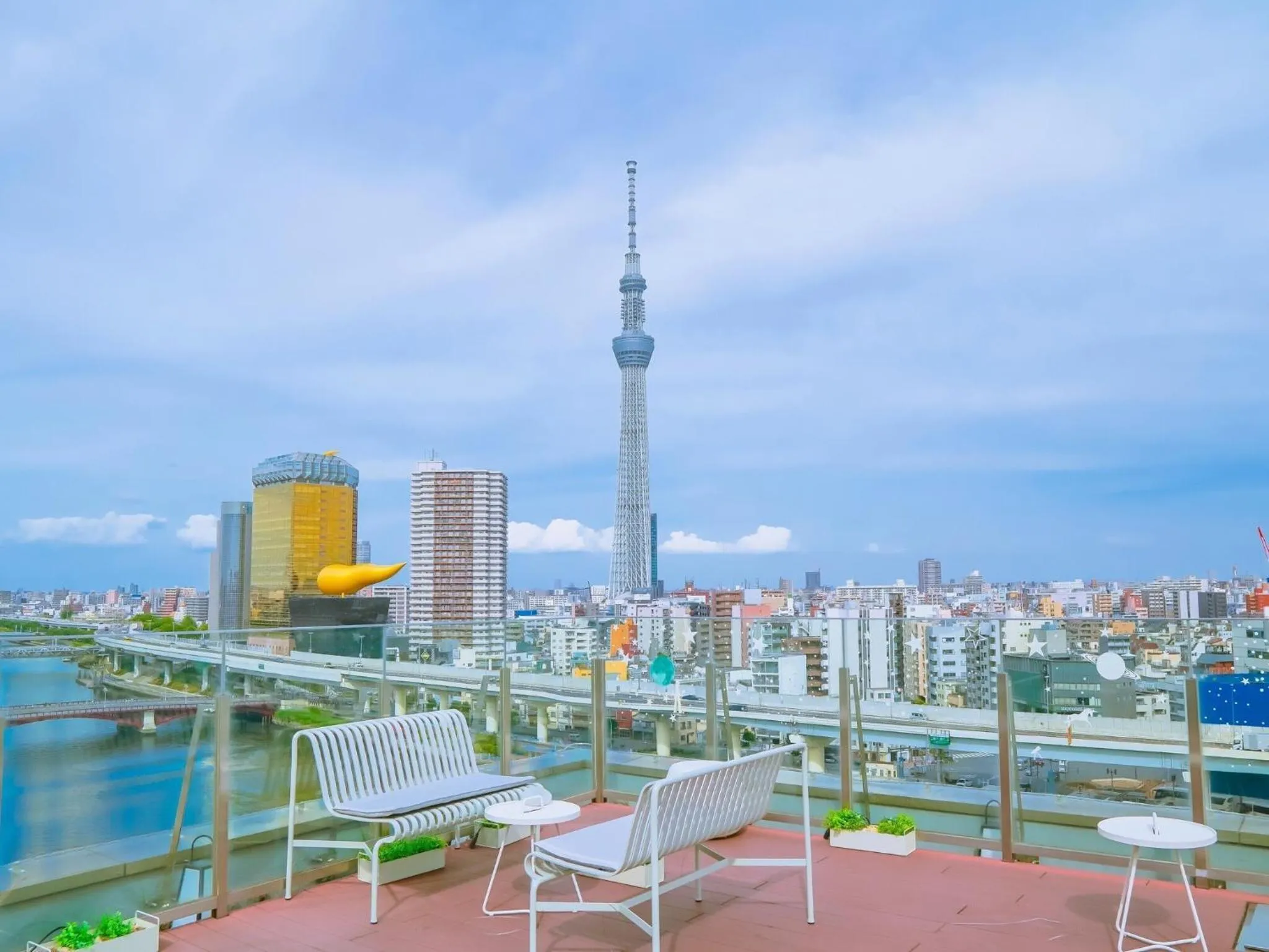 Balcony/Terrace in Hotel Wing International Select Asakusa Komagata