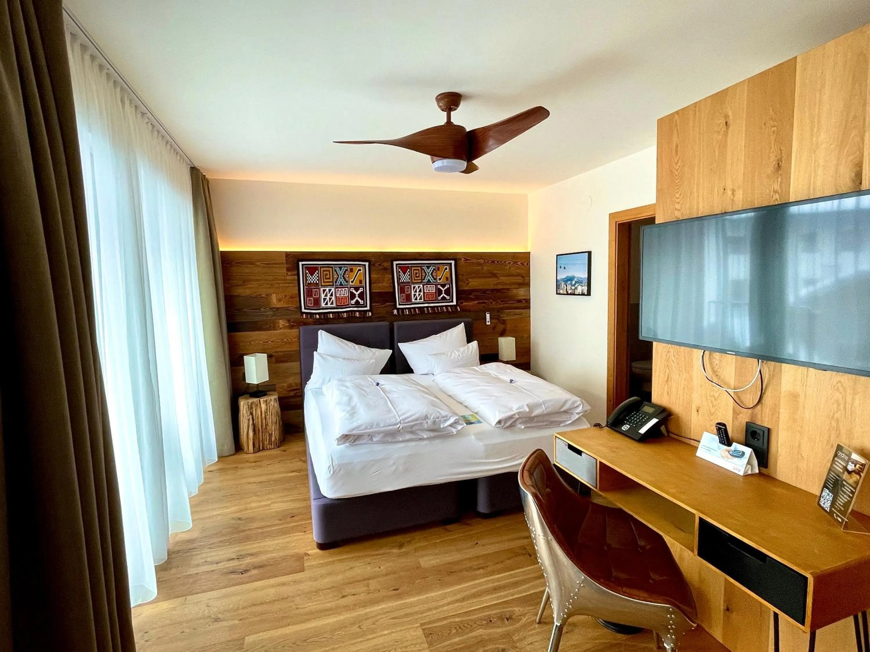 Decorative detail, Bed in Hotel Andino