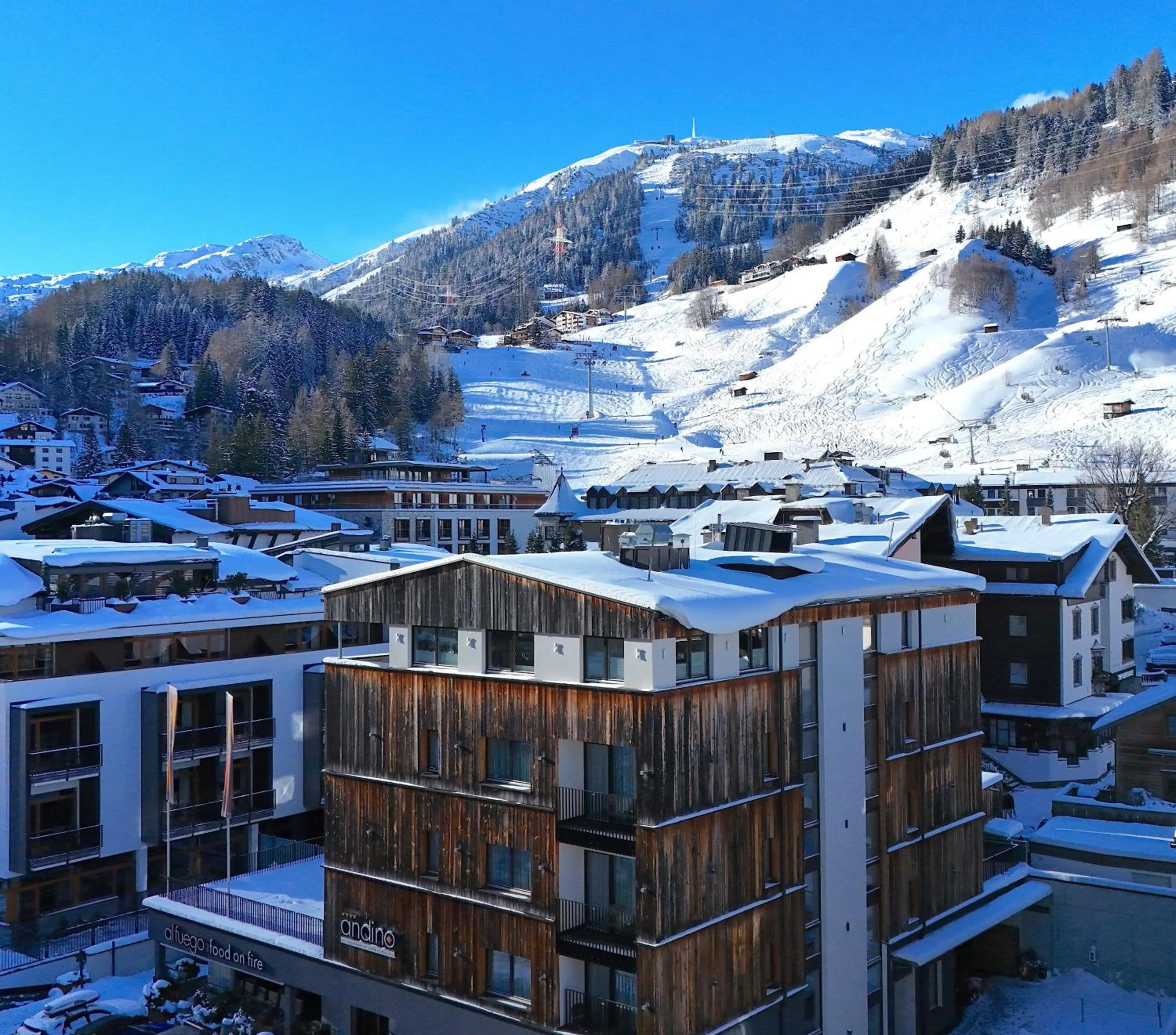 Property building in Hotel Andino