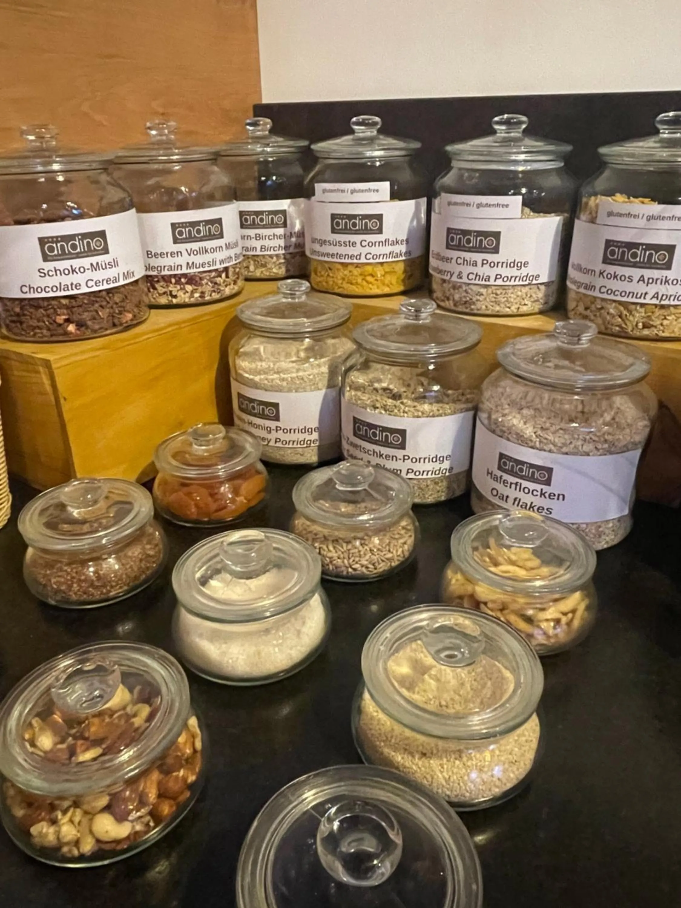 Buffet breakfast in Hotel Andino