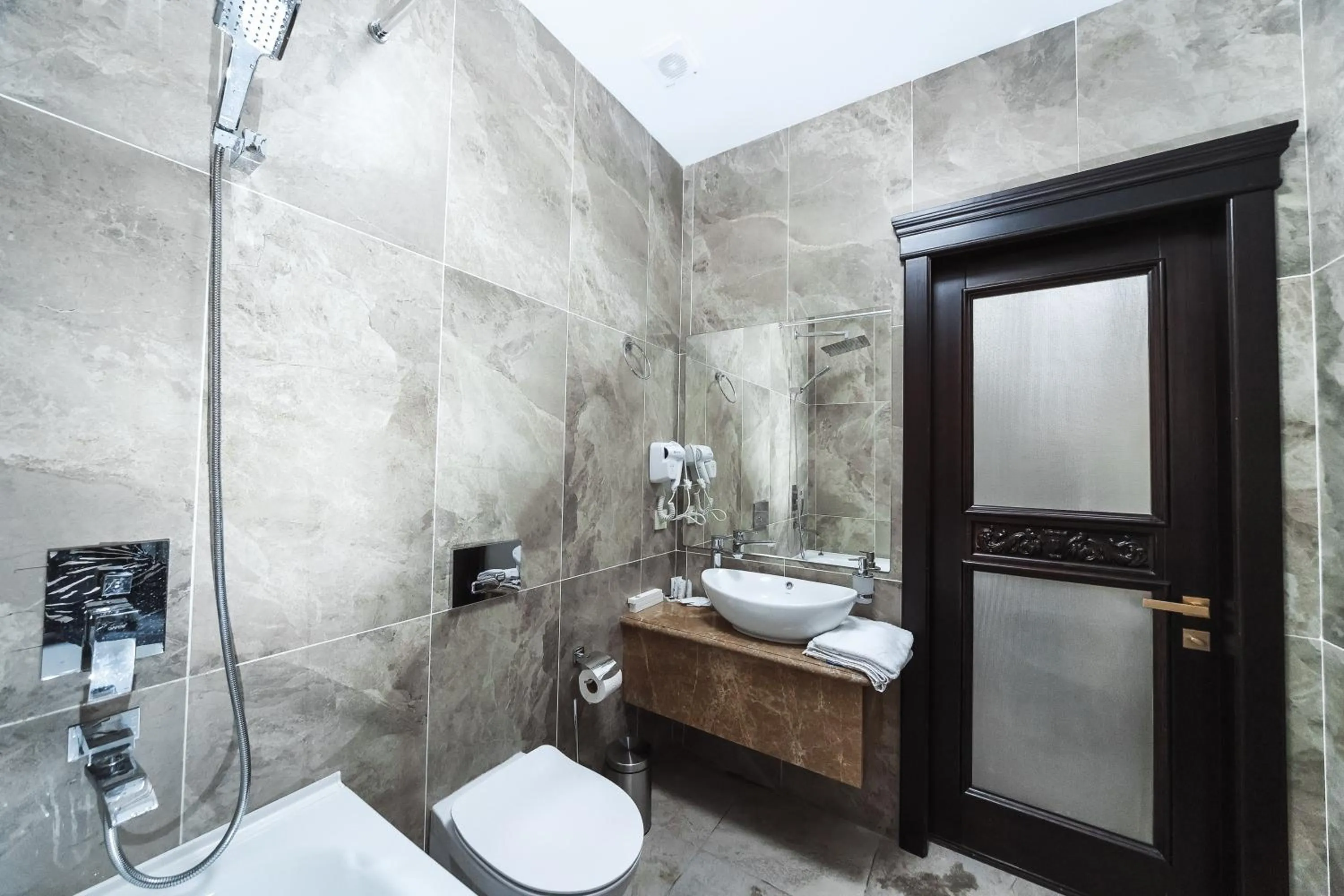 Shower in Dvin Hotel