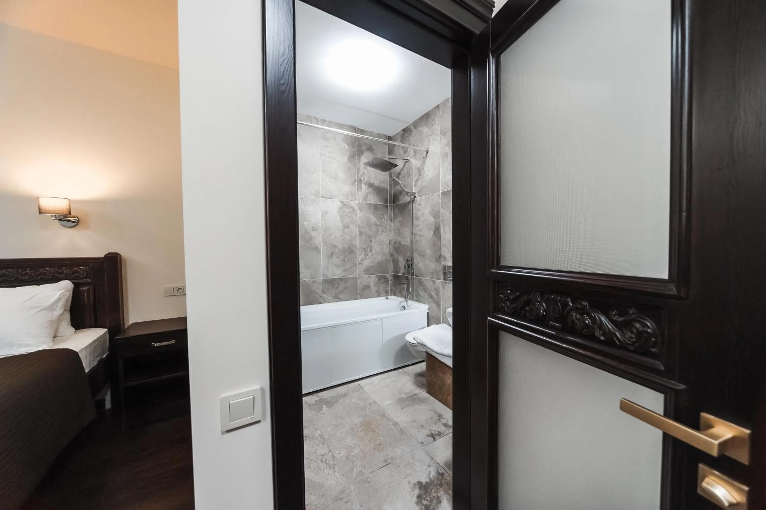 Shower, Bed in Dvin Hotel