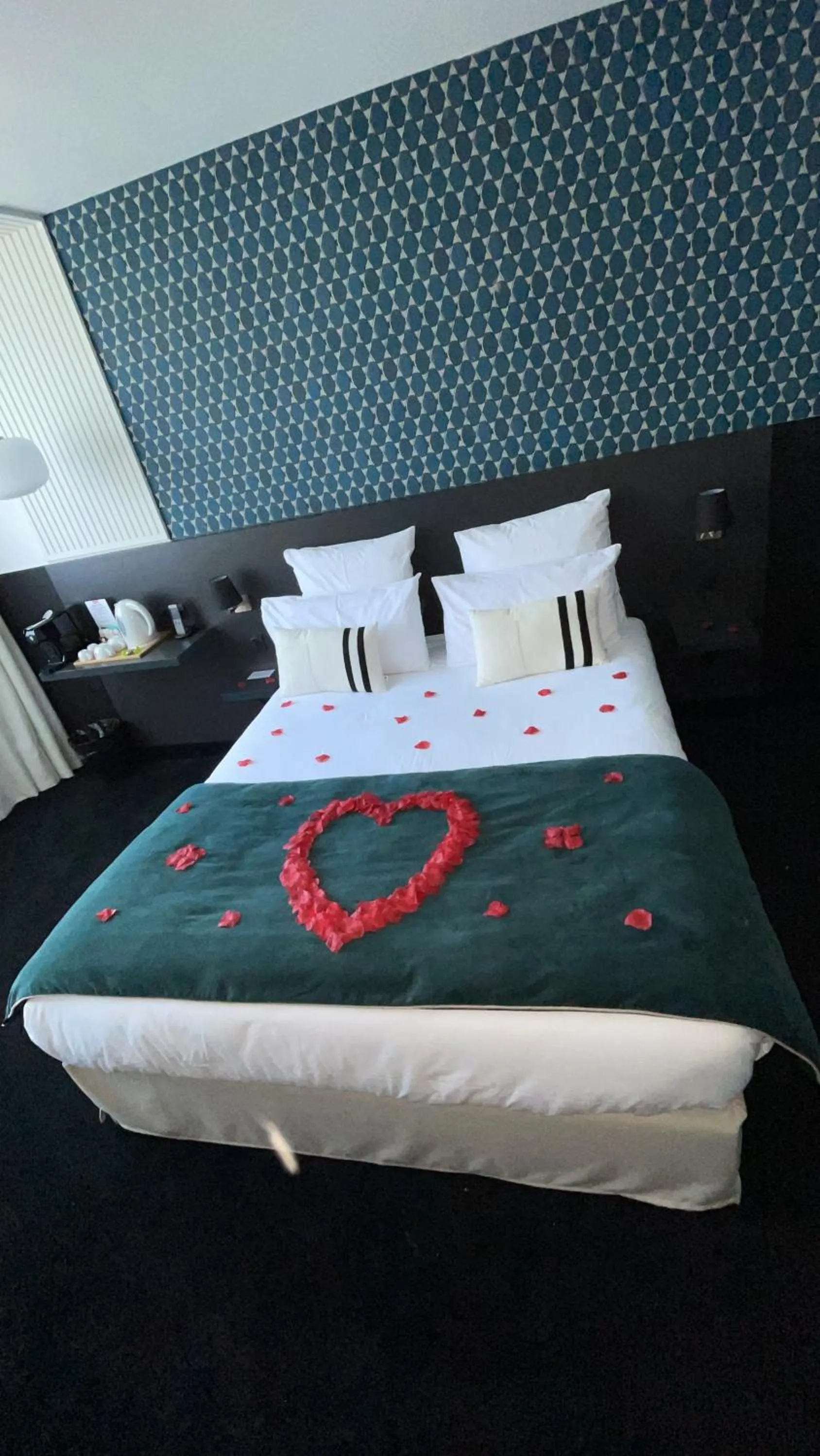 Decorative detail, Bed in Le Prose Hôtel