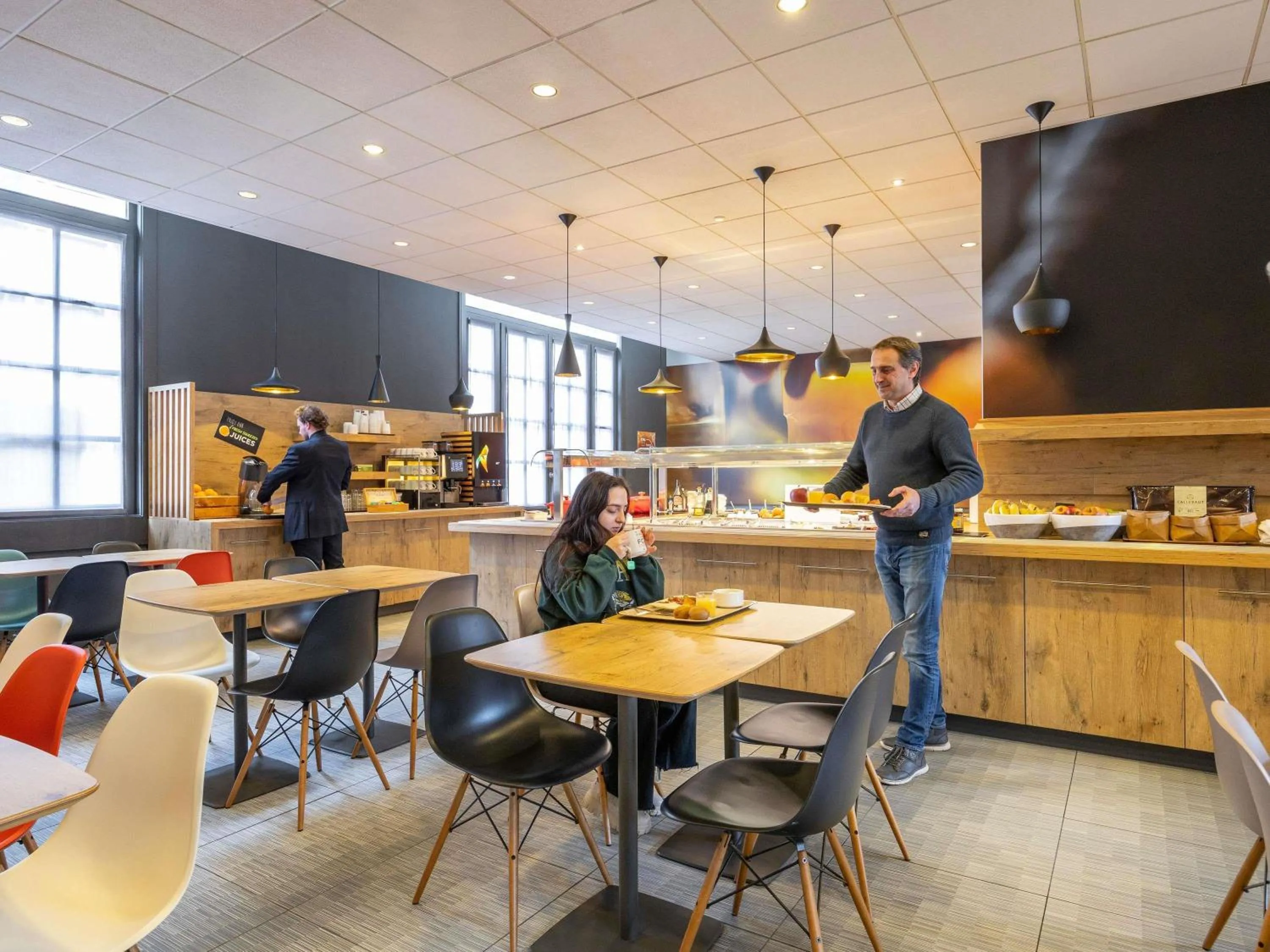 Breakfast in ibis Hotel Brussels off Grand'Place