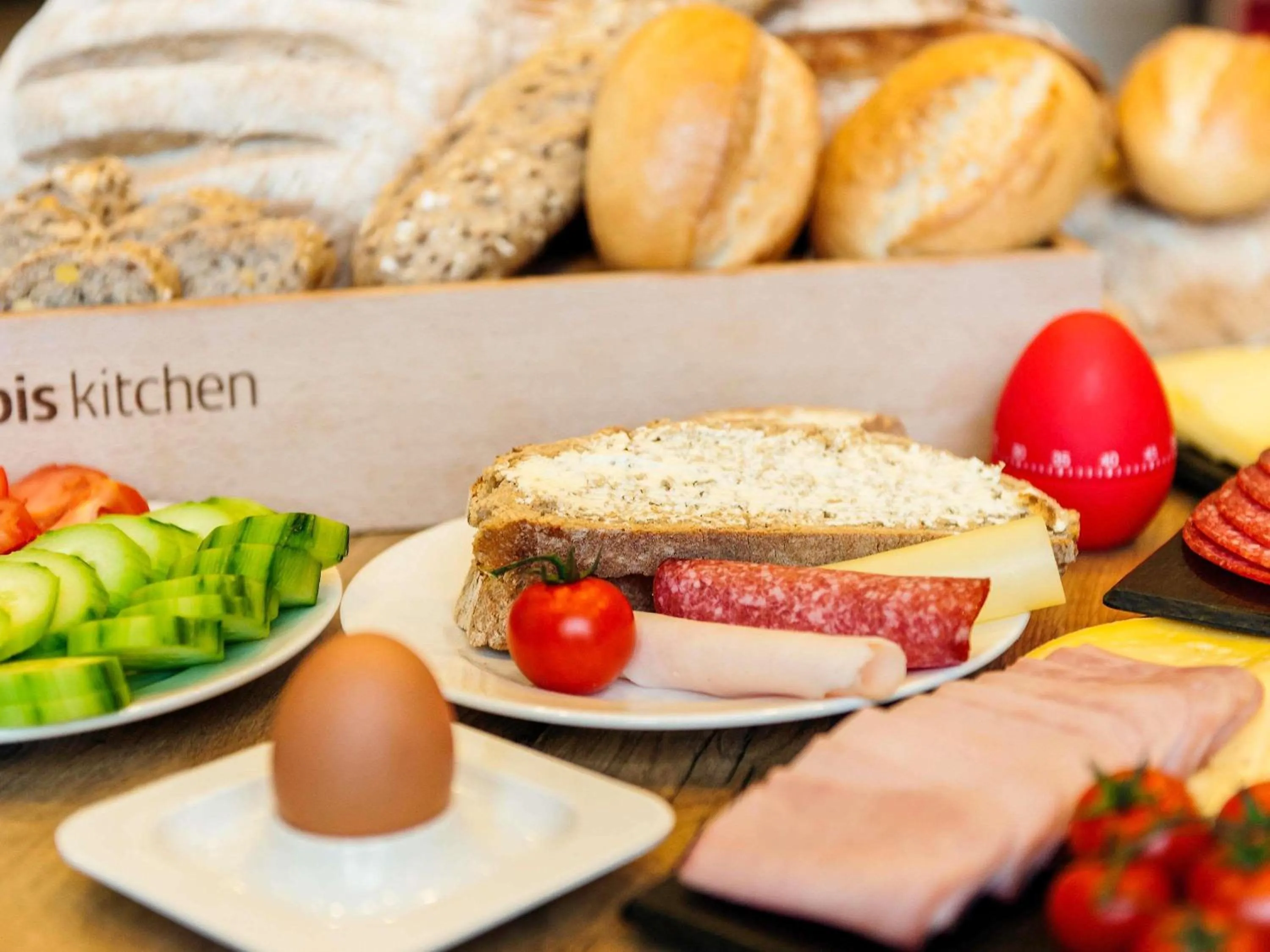 Breakfast in ibis Hotel Brussels off Grand'Place