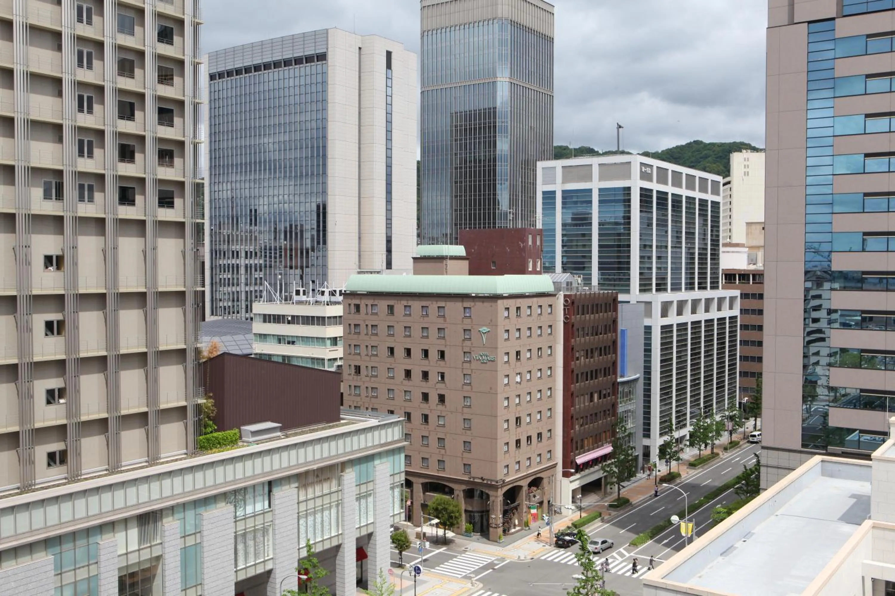 Bird's eye view in Hotel Viamare Kobe