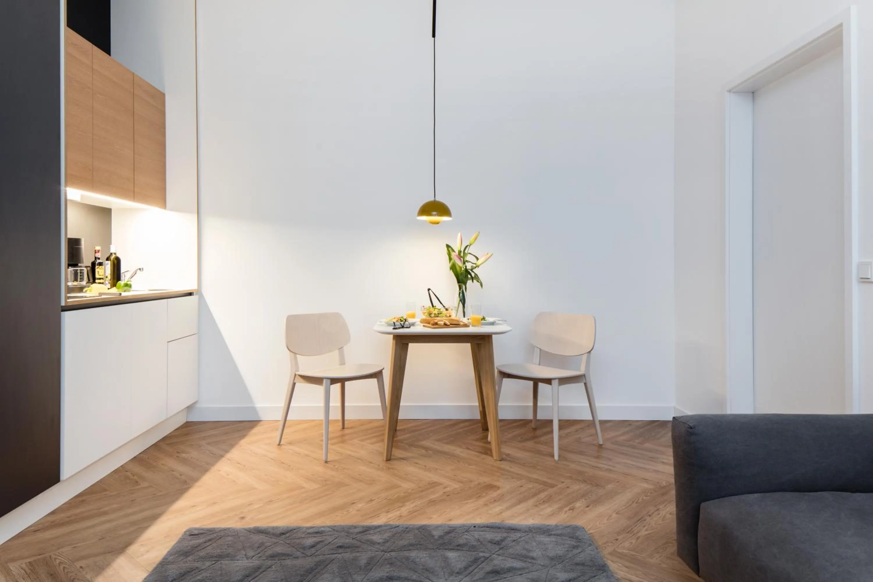 Kitchen or kitchenette in smartments Berlin City West