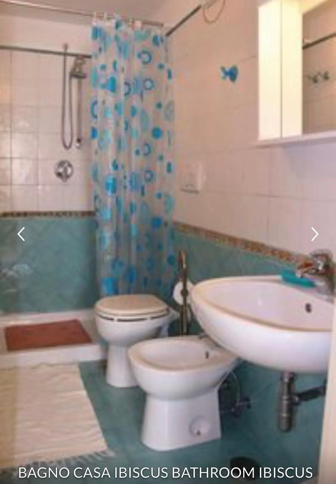 Shower in Casa Ortensia