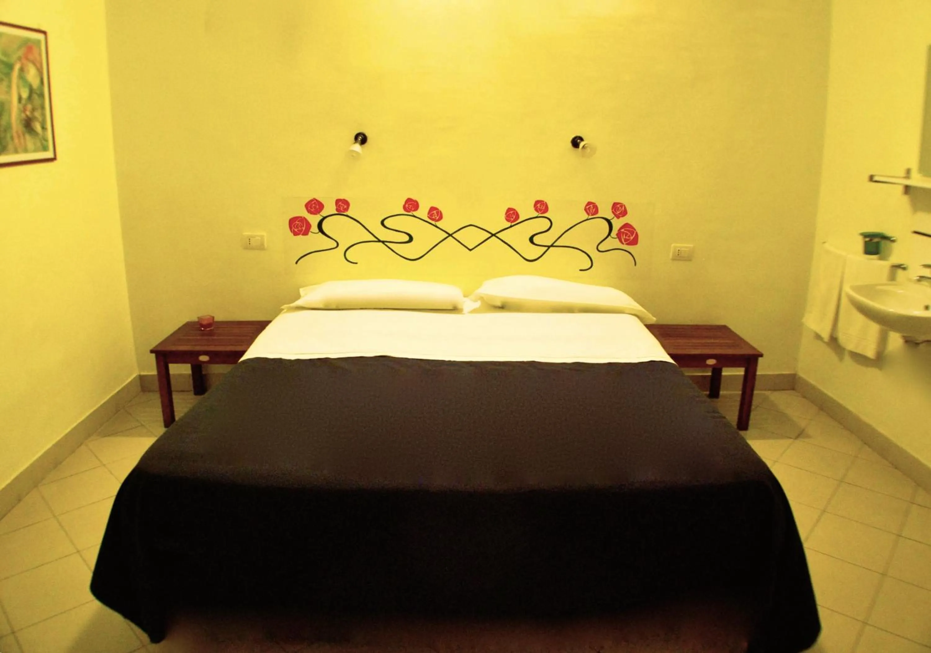 Bed in AlbergoTeatro