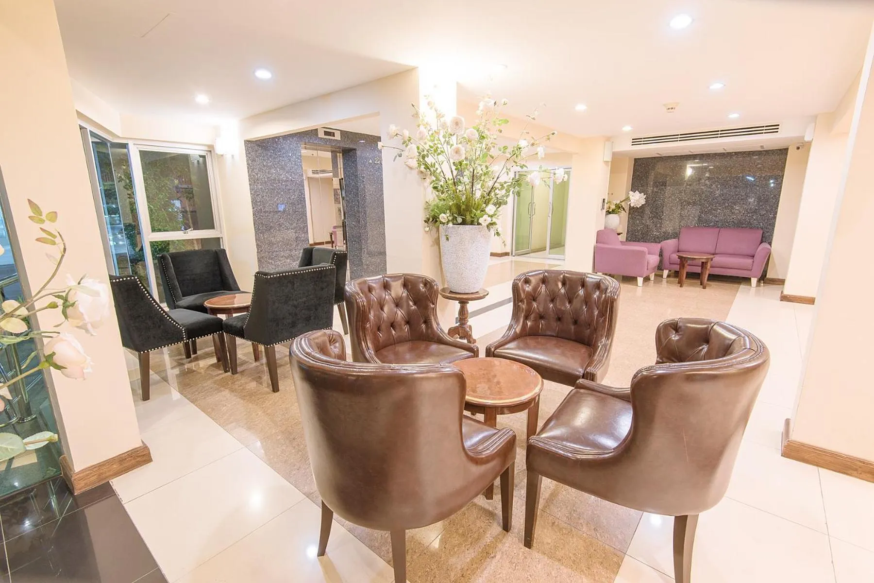 Seating area in The Cotai Luxury Design Hotel