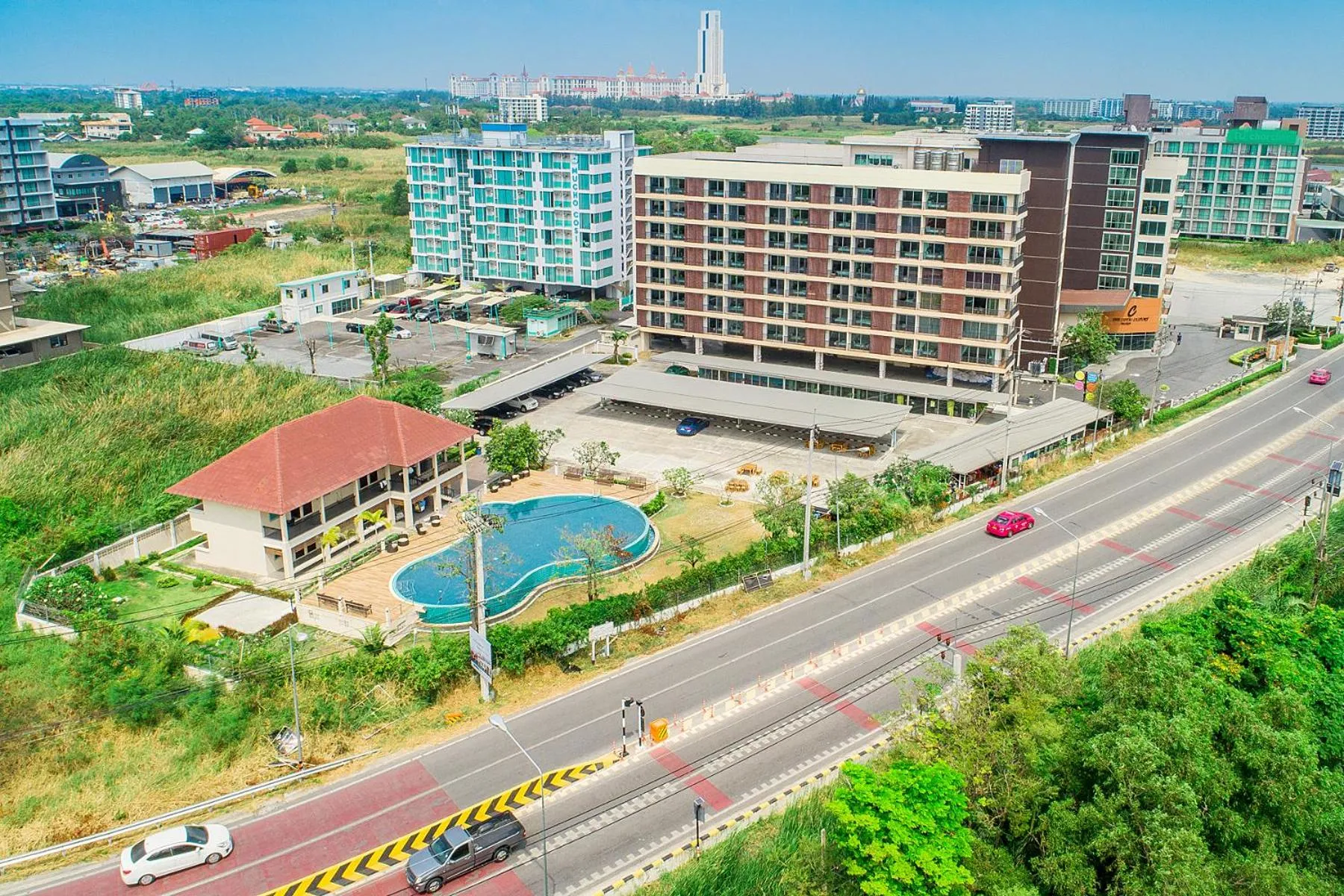 Bird's eye view in The Cotai Luxury Design Hotel