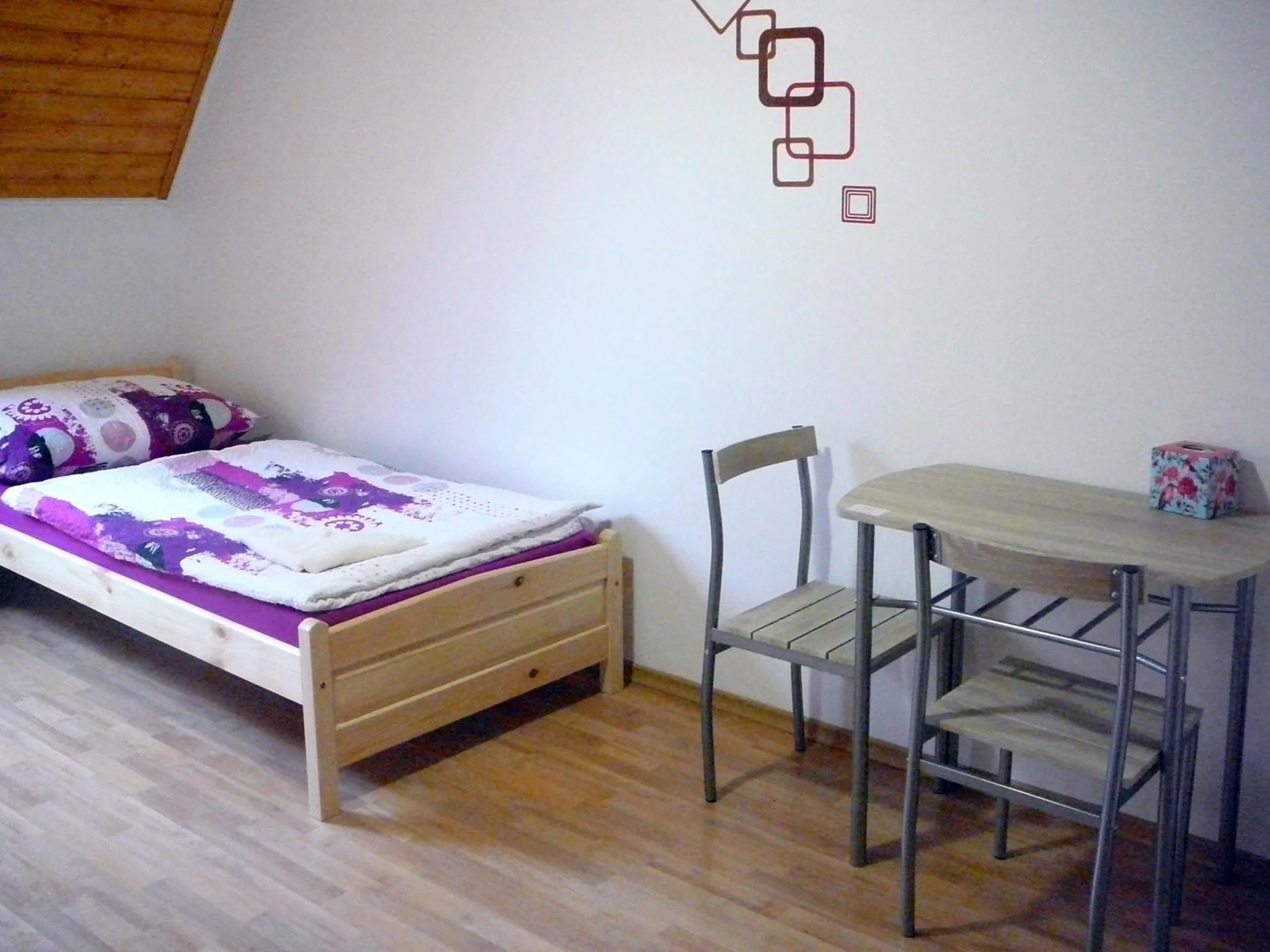 Living room, Bed in Ubytování nad Bisonem