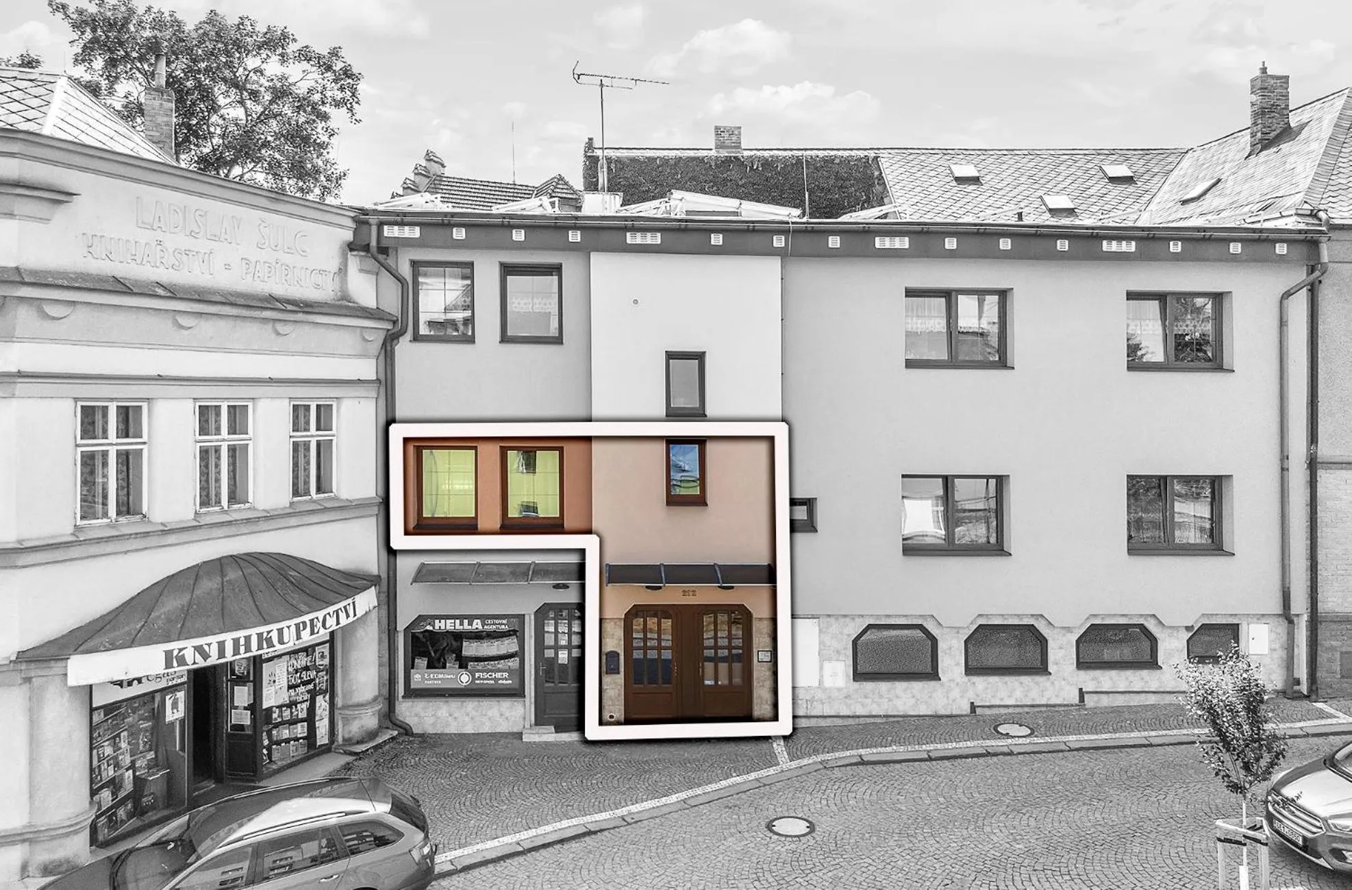 Property building in Ubytování nad Bisonem