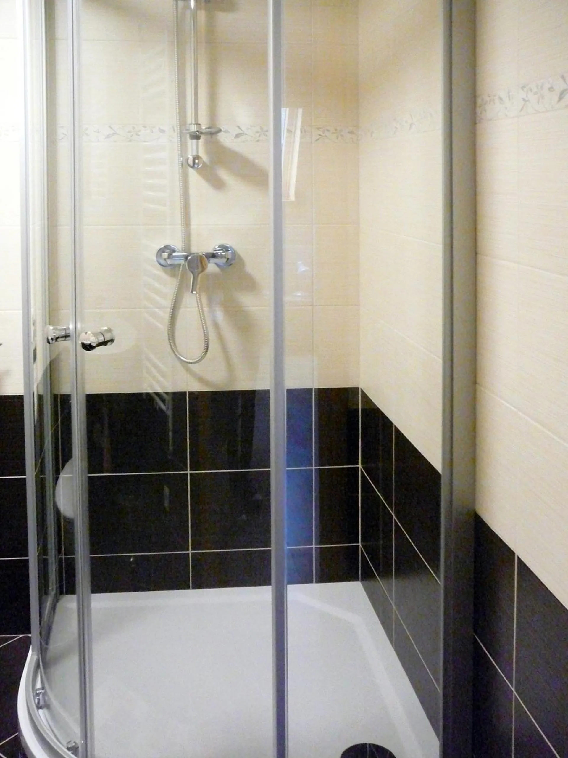 Shower in Ubytování nad Bisonem