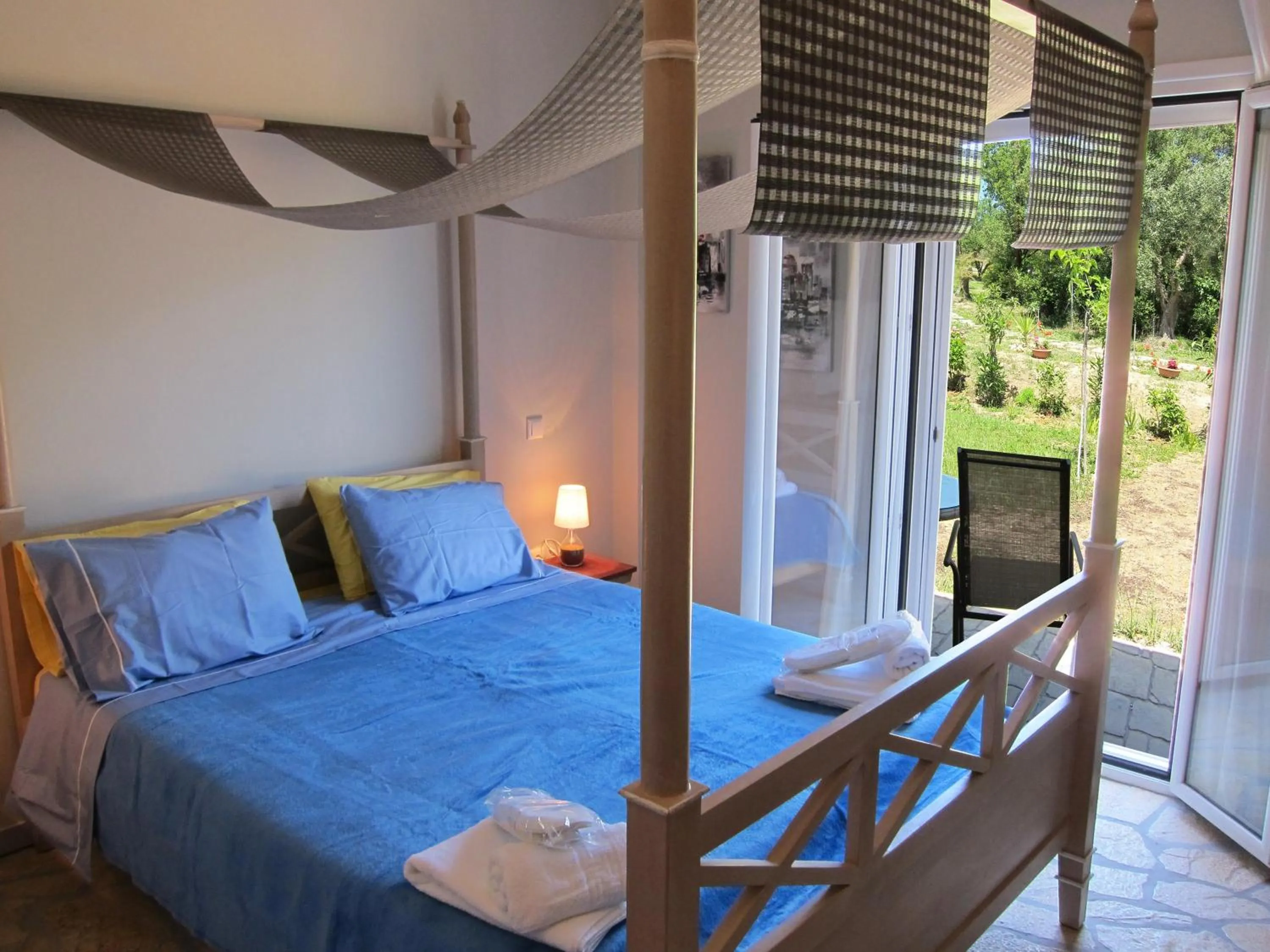 Bed in Volidiera Guesthouse