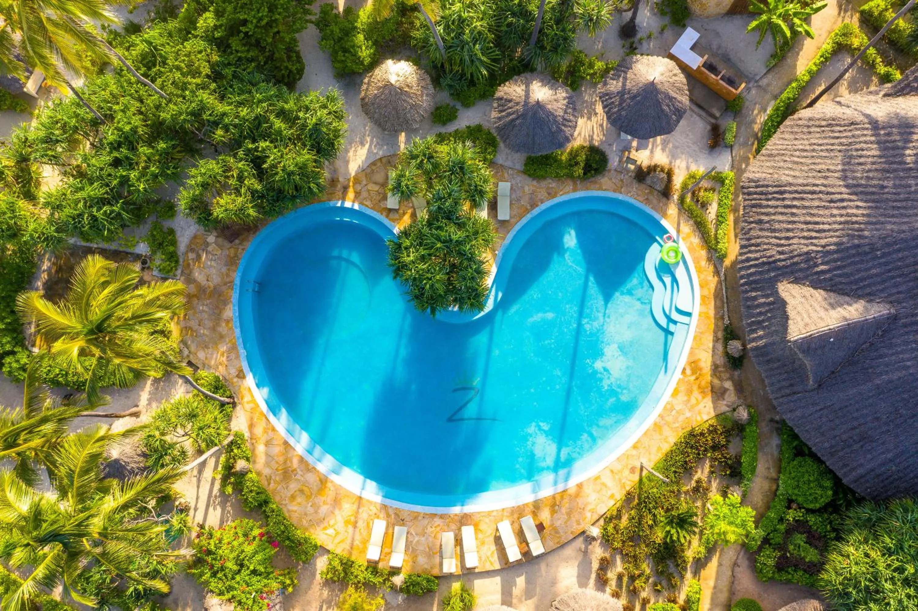 Bird's eye view in Zanzibar Queen Hotel