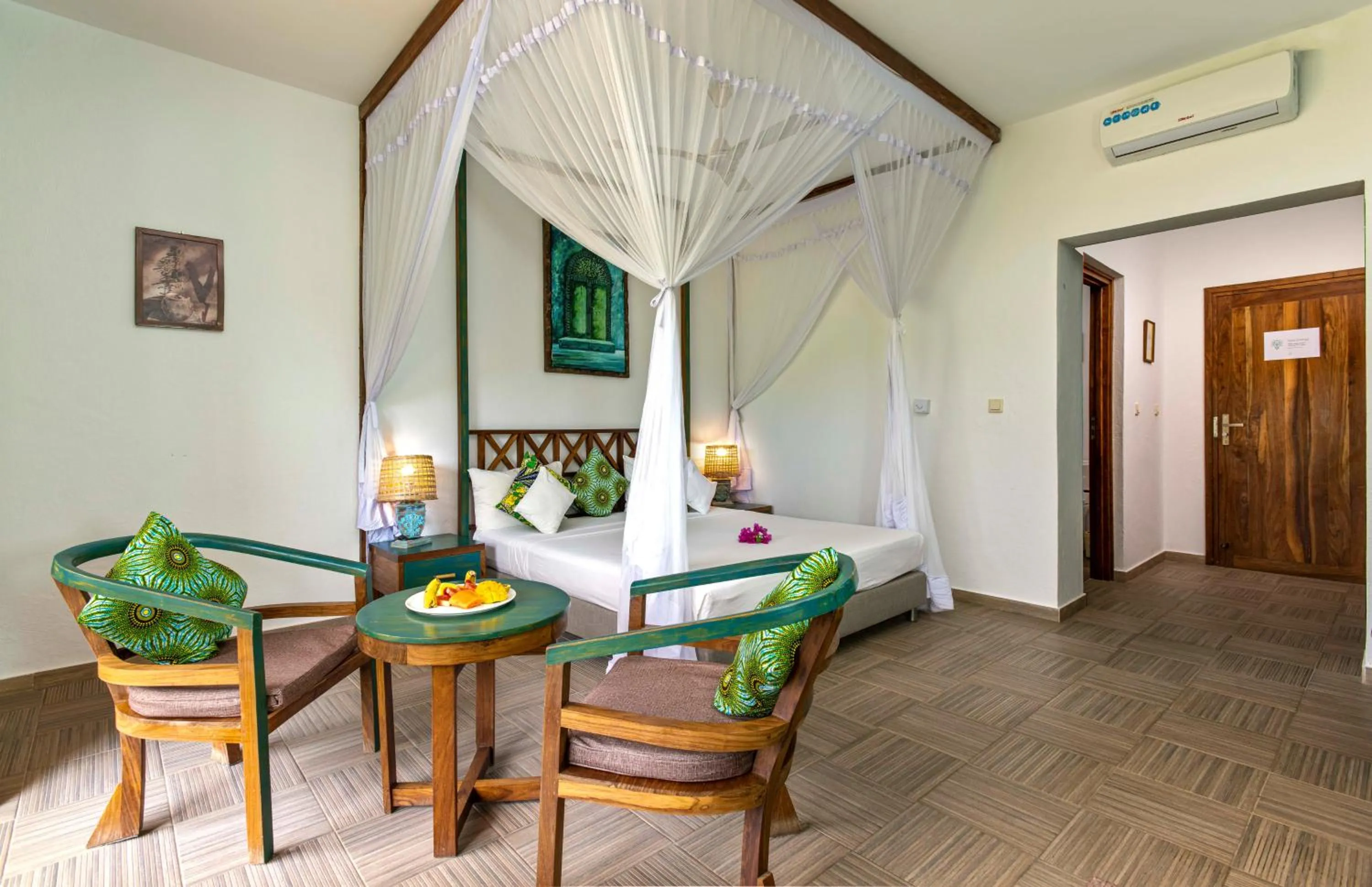 Bed in Zanzibar Queen Hotel